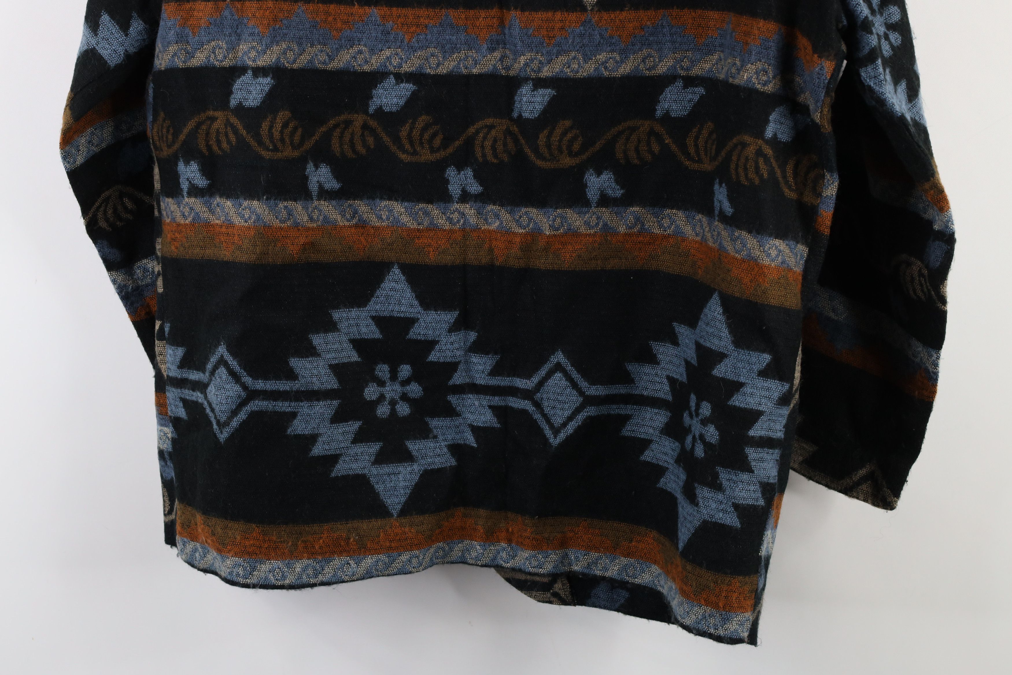 Vintage Vintage 90s Streetwear Southwestern Blazer Jacket Acrylic Size L / US 10 / IT 46 - 11 Thumbnail
