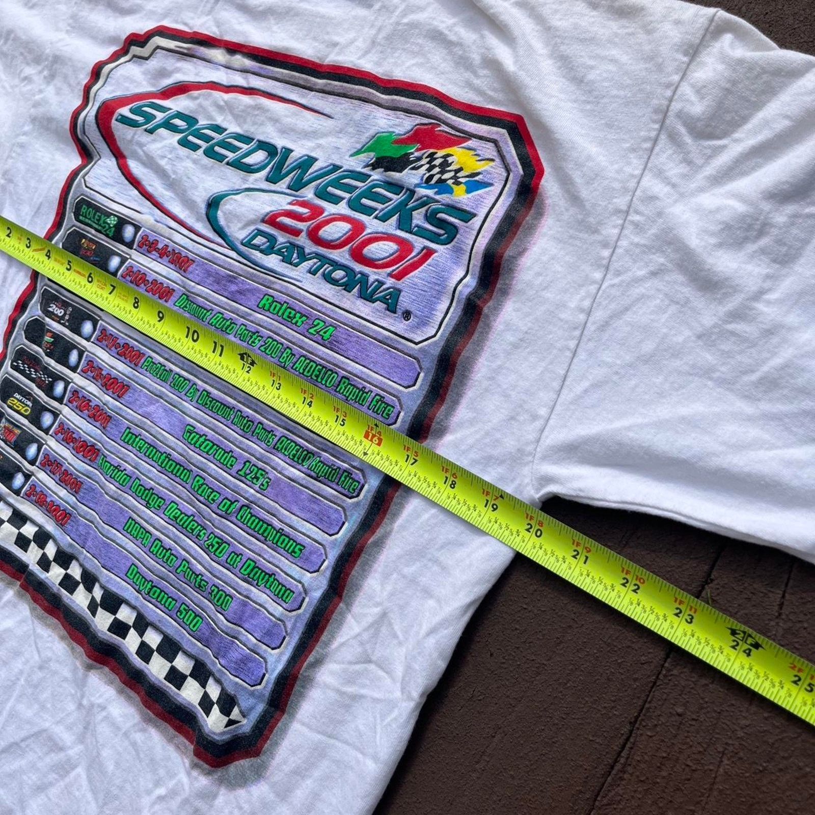 NASCAR Vintage Nascar 2001 Daytona Shirt Size US L / EU 52-54 / 3 - 7 Thumbnail