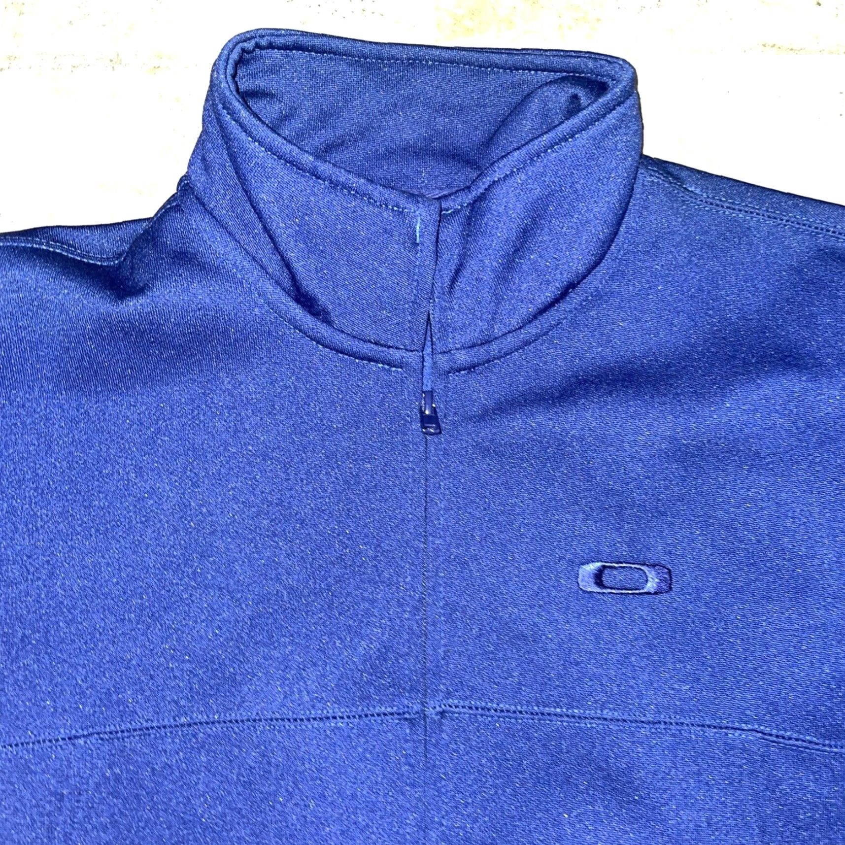 Oakley VINTAGE Oakley Men’s Navy Blue Full Zip Pullover Sweatshirt Small Zip Closure Size US S / EU 44-46 / 1 - 2 Thumbnail