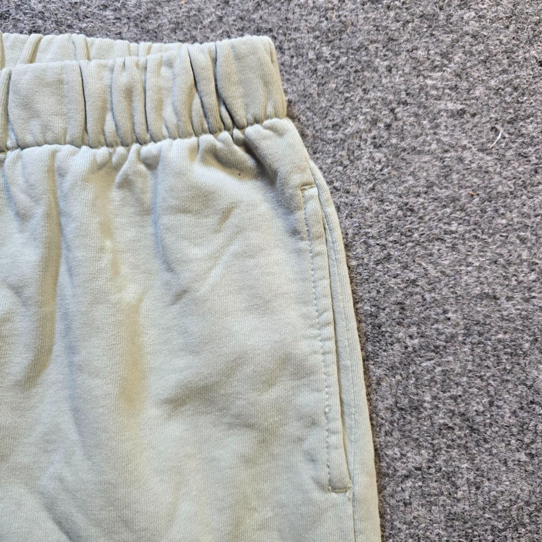Vintage John Galt Sweatpants Womens One Size Green Joggers Pull On Lounge Comfort Casual Pockets Logo Size 42" / US 20 - 3 Thumbnail