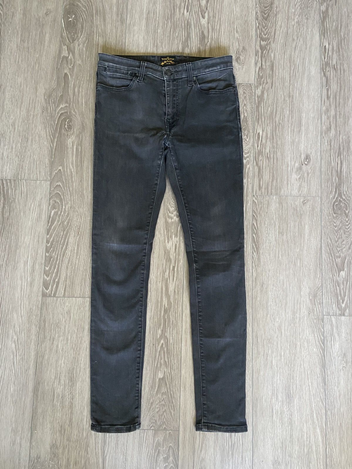 Vivienne Westwood Anglomania Black Unicorn Lion Denim Jeans
