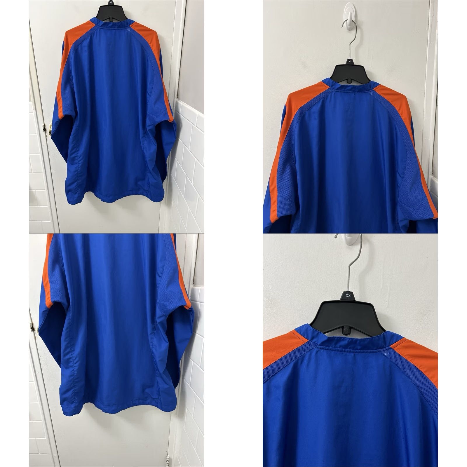 Nike Nike Jacket Unisex XL Blue Orange Lightweight Pullover Windbreaker L/S College 501645493 Size US XL / EU 56 / 4 - 8 Thumbnail