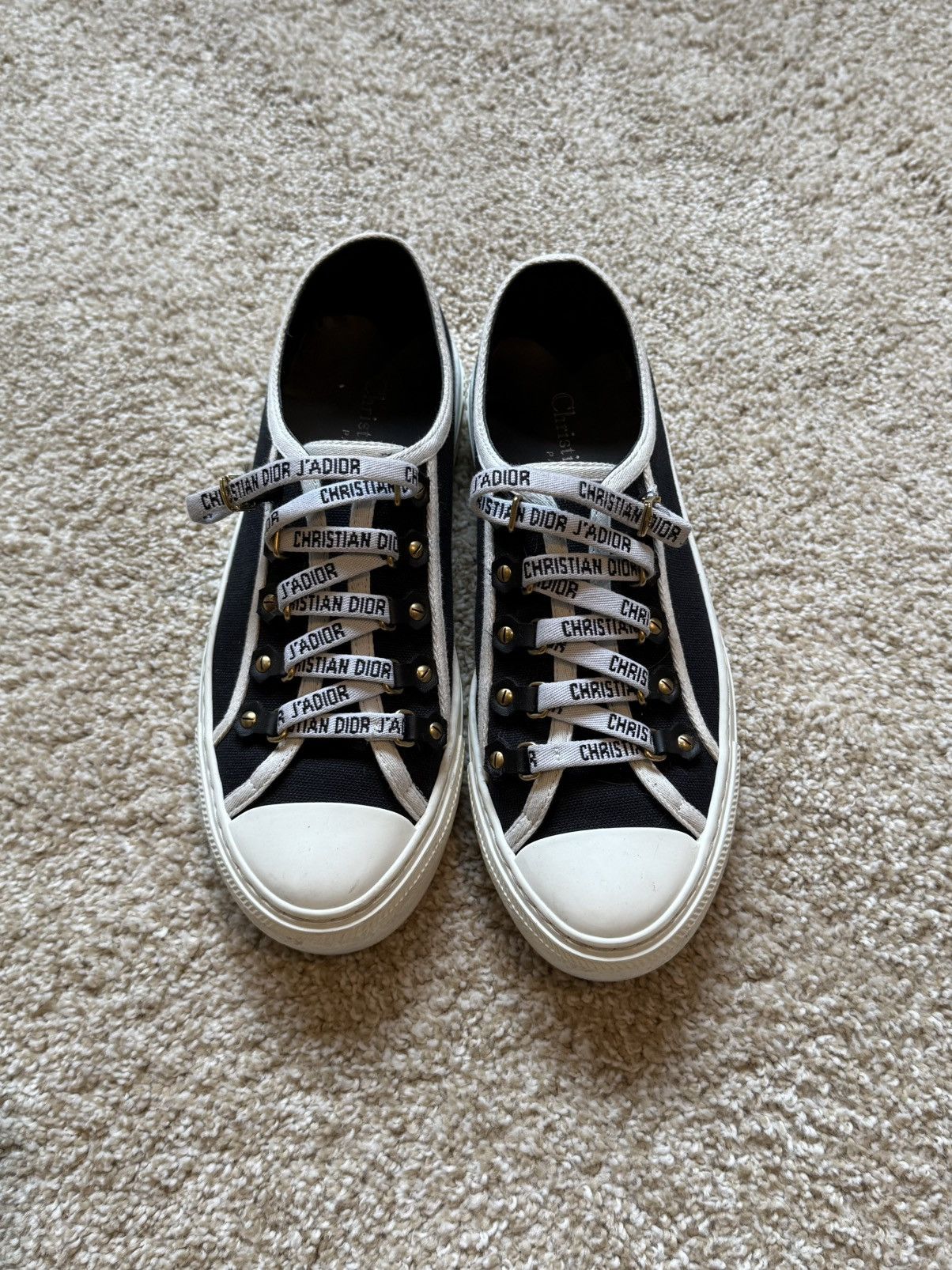Dior Christian Dior Walk’n’Dior Low Top Sneakers Size US 7 / IT 37 - 1 Thumbnail