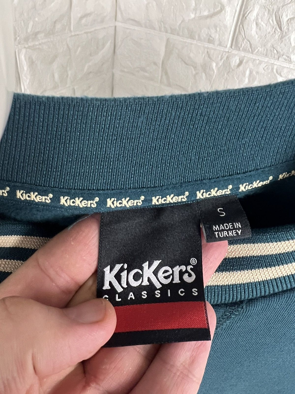 Japanese Brand × Kickers KicKers Crewneck Sweatshirt Big Central Logo Y2K Size US XL / EU 56 / 4 - 4 Thumbnail