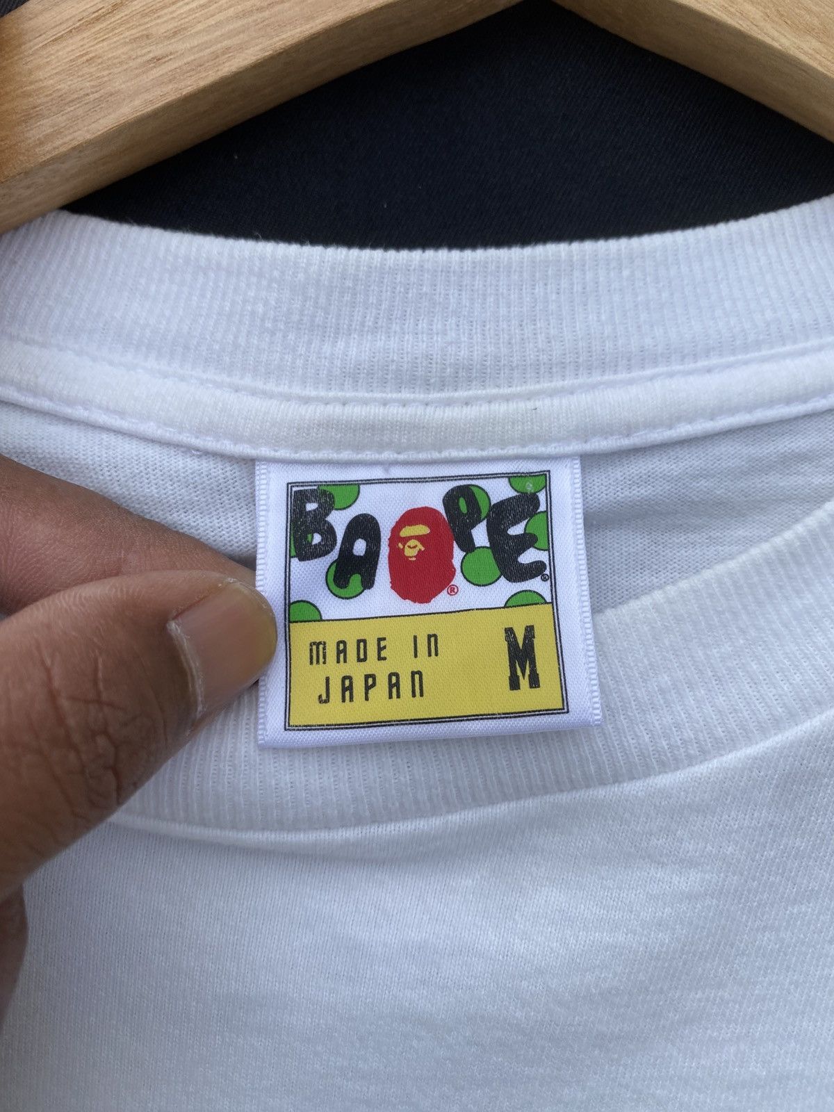 Bape Vintage Baby Milo A Bathing Ape White Tee Size US M / EU 48-50 / 2 - 13 Thumbnail
