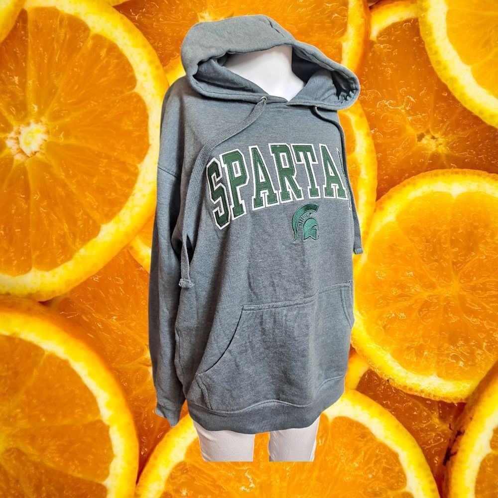 Other Old Varsity Brand Michigan State Spartans Green Pullover Hoo Size US M / EU 48-50 / 2 - 9 Thumbnail