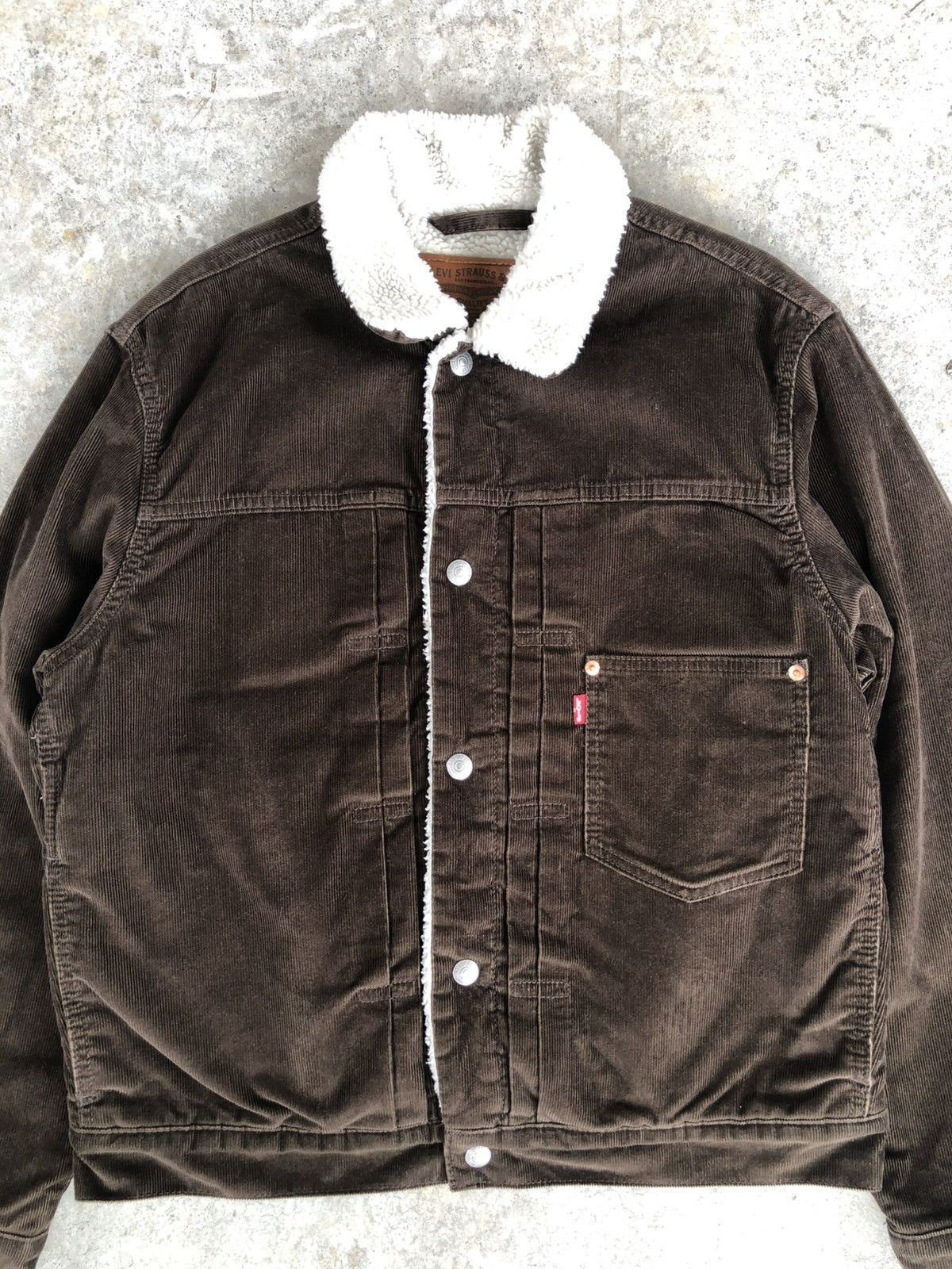 Levi's Type 1 Big E Levi’s Corduroy Jacket Size US L / EU 52-54 / 3 - 4 Thumbnail