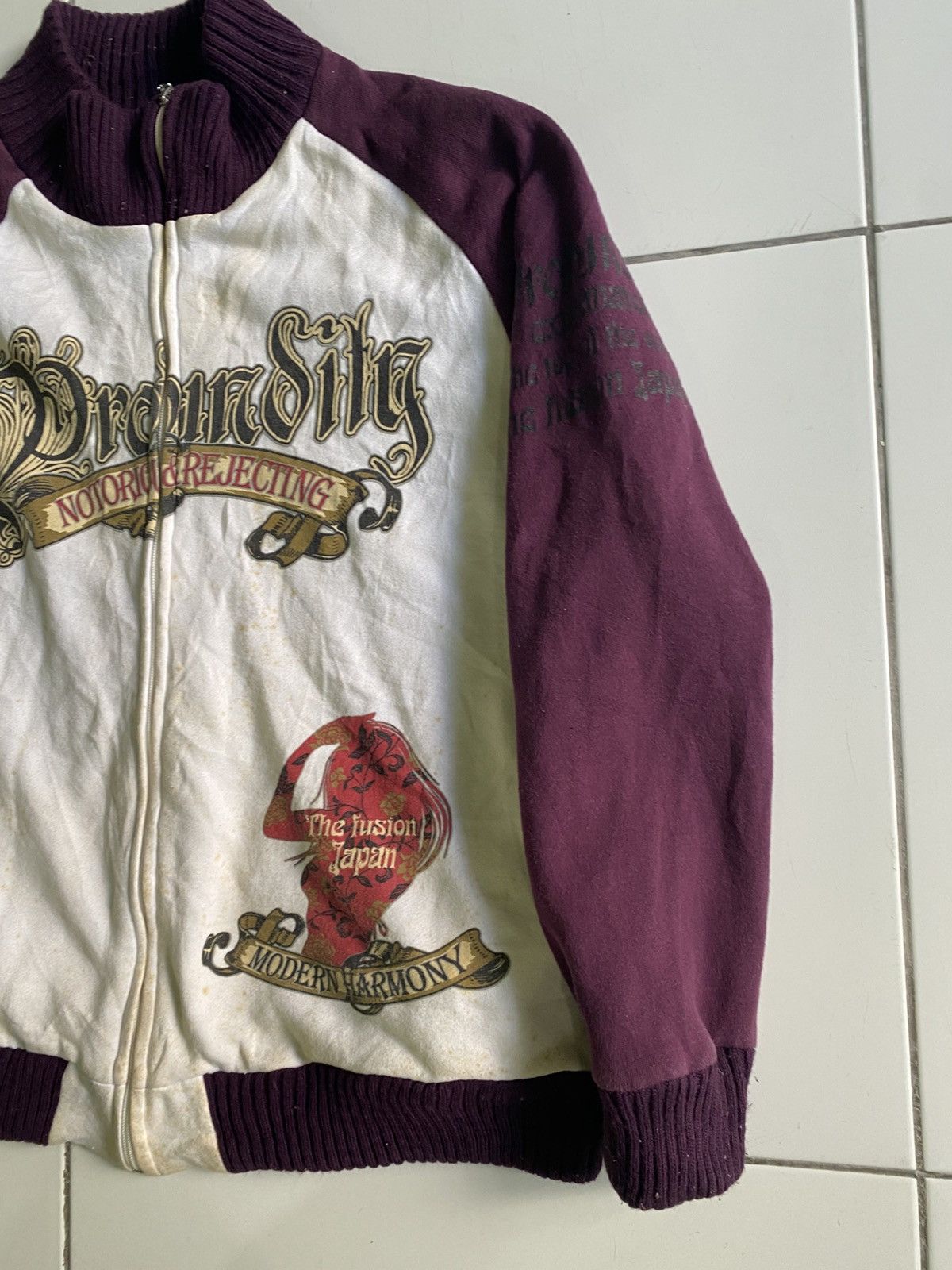 Japanese Brand Vintage The Fusion Japanese zip up Sweaters Size US XL / EU 56 / 4 - 4 Thumbnail