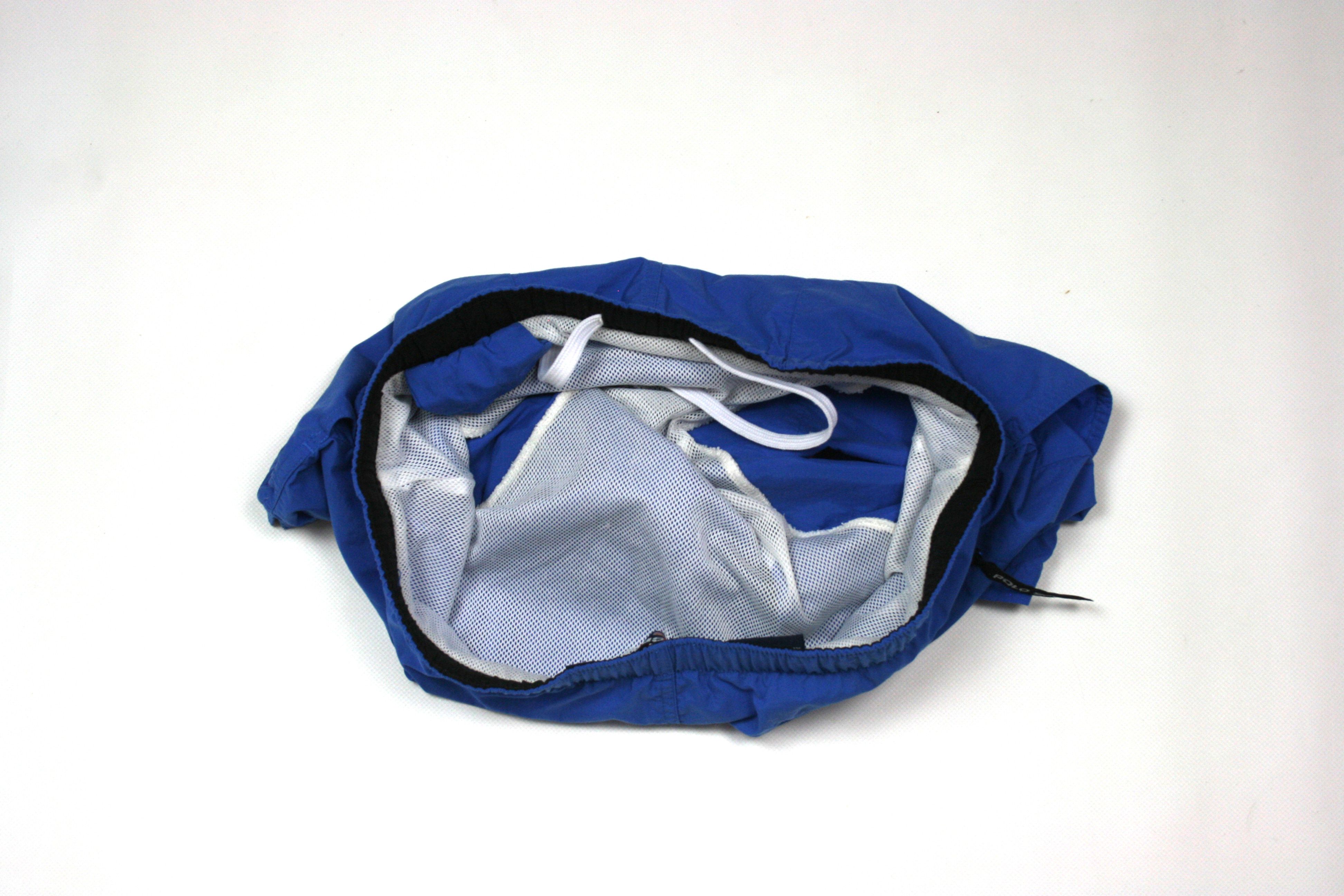 Polo Ralph Lauren 90S Polo Sport Logo Nylon Swim Shorts Vintage Size US 30 / EU 46 - 7 Thumbnail