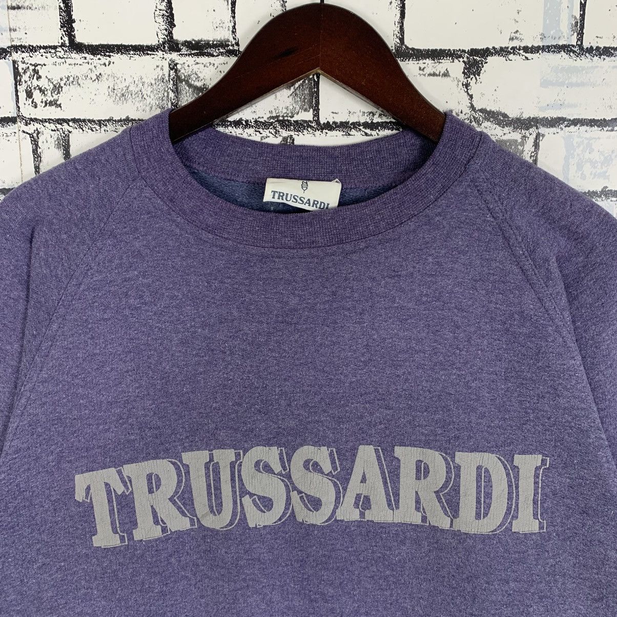 Trussardi × Vintage Vintage Trussardi Spellout Sweatshirt Crewneck Size S / US 4 / IT 40 - 3 Thumbnail