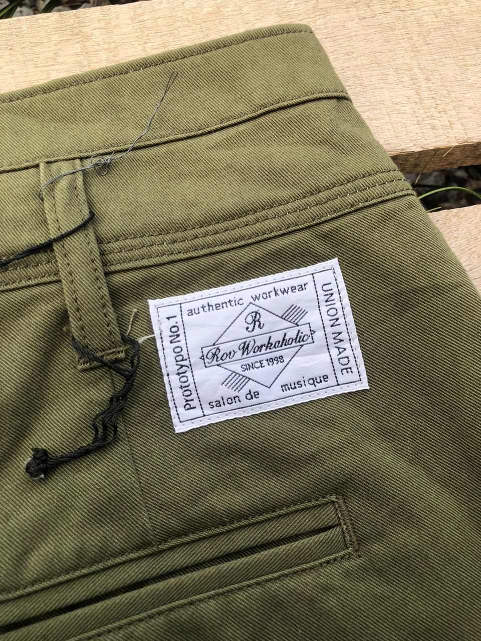 Japanese Brand Rov Workaholic Pants Union Made Size US 32 / EU 48 - 5 Thumbnail