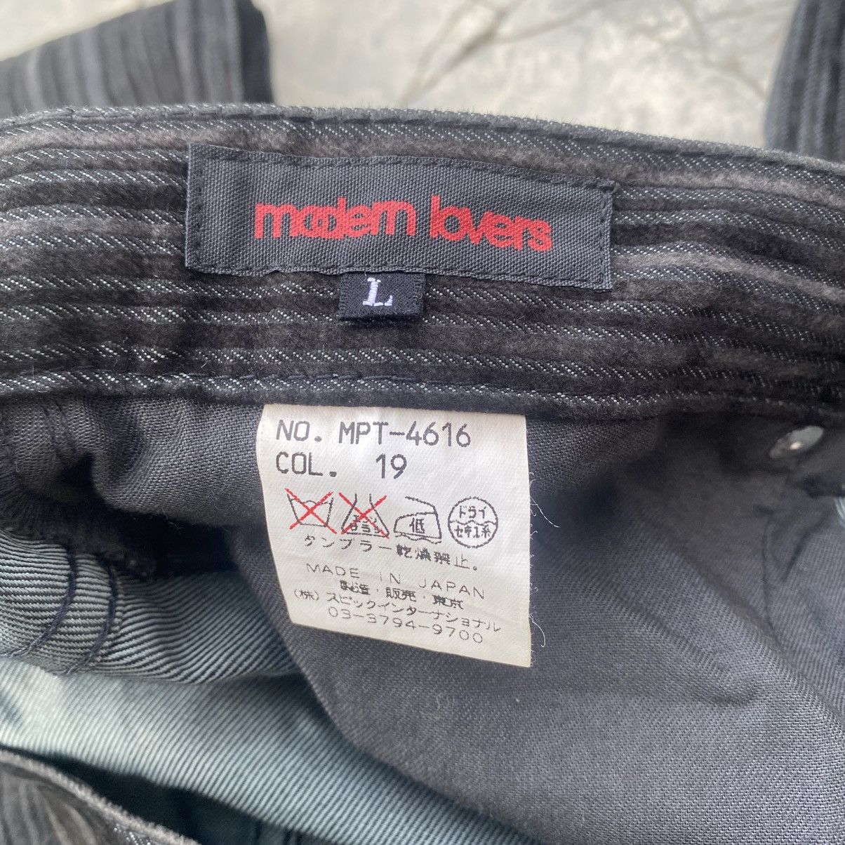 Tornado Mart MODERN LOVERS TORNADO MART Black Velvet Corduroy Flared Size US 32 / EU 48 - 11 Thumbnail