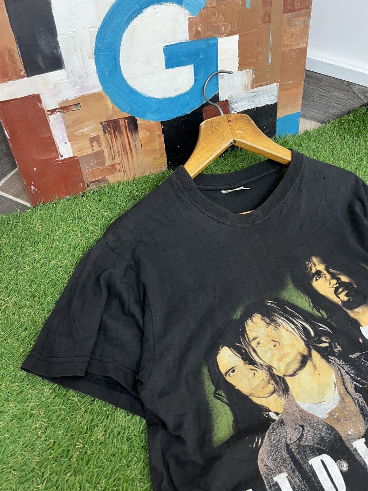 Nirvana × Vintage Kurt Cobain Nirvana Vintage T-shirt Size US M / EU 48-50 / 2 - 2 Thumbnail