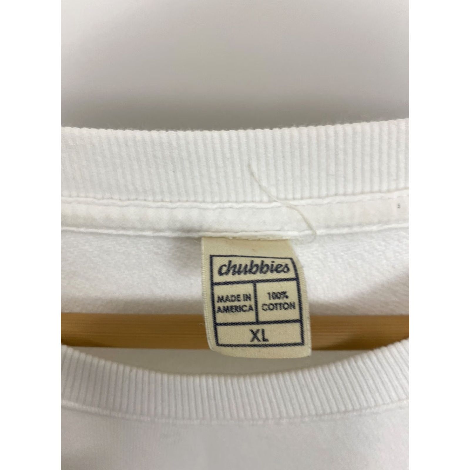 Chubbies Chubbies Sweatshirt USA White XL Men RARE Thigh Out Sky Out American Made Size XL Size US XL / EU 56 / 4 - 3 Thumbnail