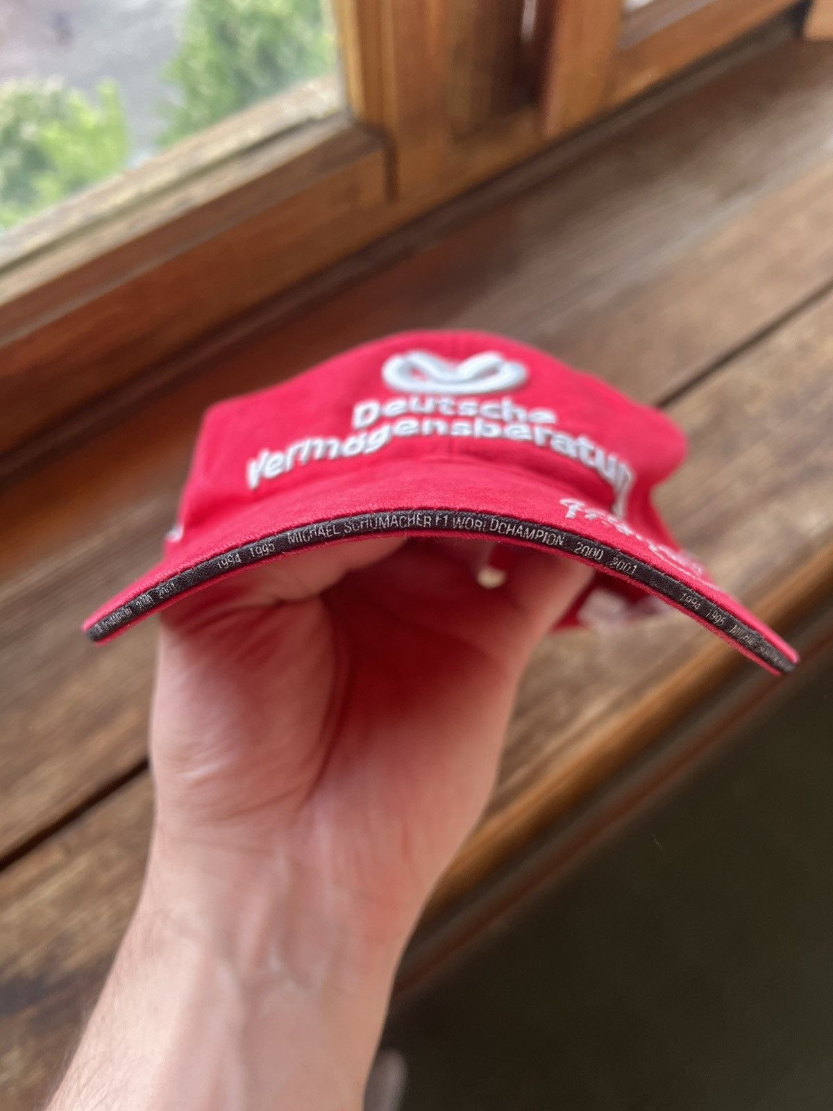 Vintage Vintage F-1 Ferrari Schumacher Racing Trapper Hat Y2K Size ONE SIZE - 16 Thumbnail