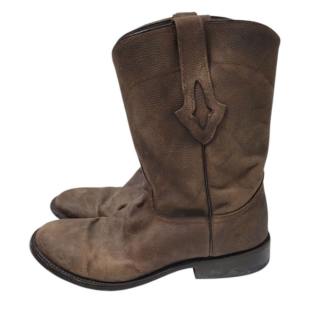 Other Resistol Handcrafted Genuine Leather Brown Boots M0016 9.5B Size US 9.5 / EU 42-43 - 4 Thumbnail