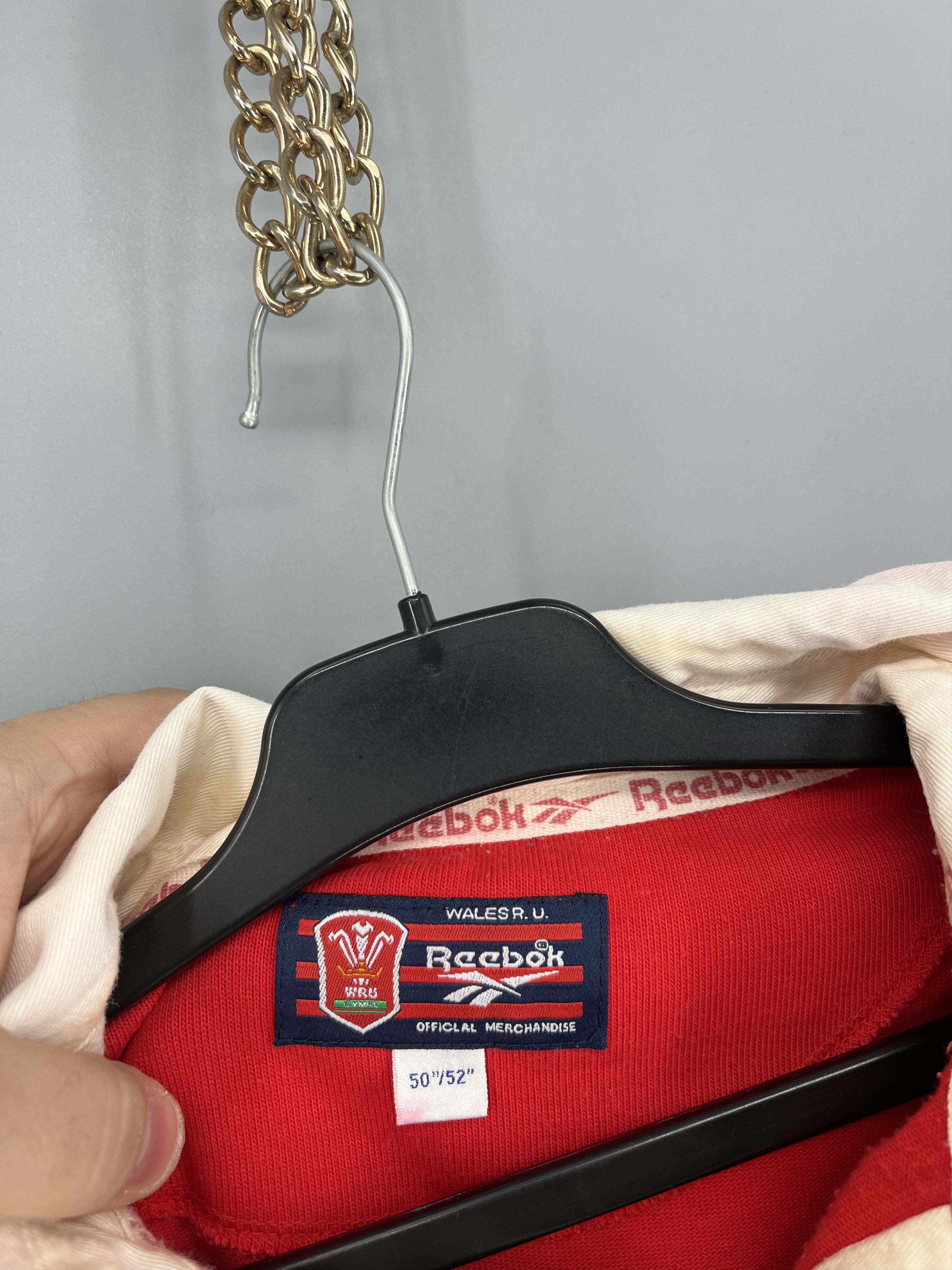 Reebok 90's Wales Rugby Union Reebok Jersey Long Sleeve Shirt Size US L / EU 52-54 / 3 - 12 Thumbnail