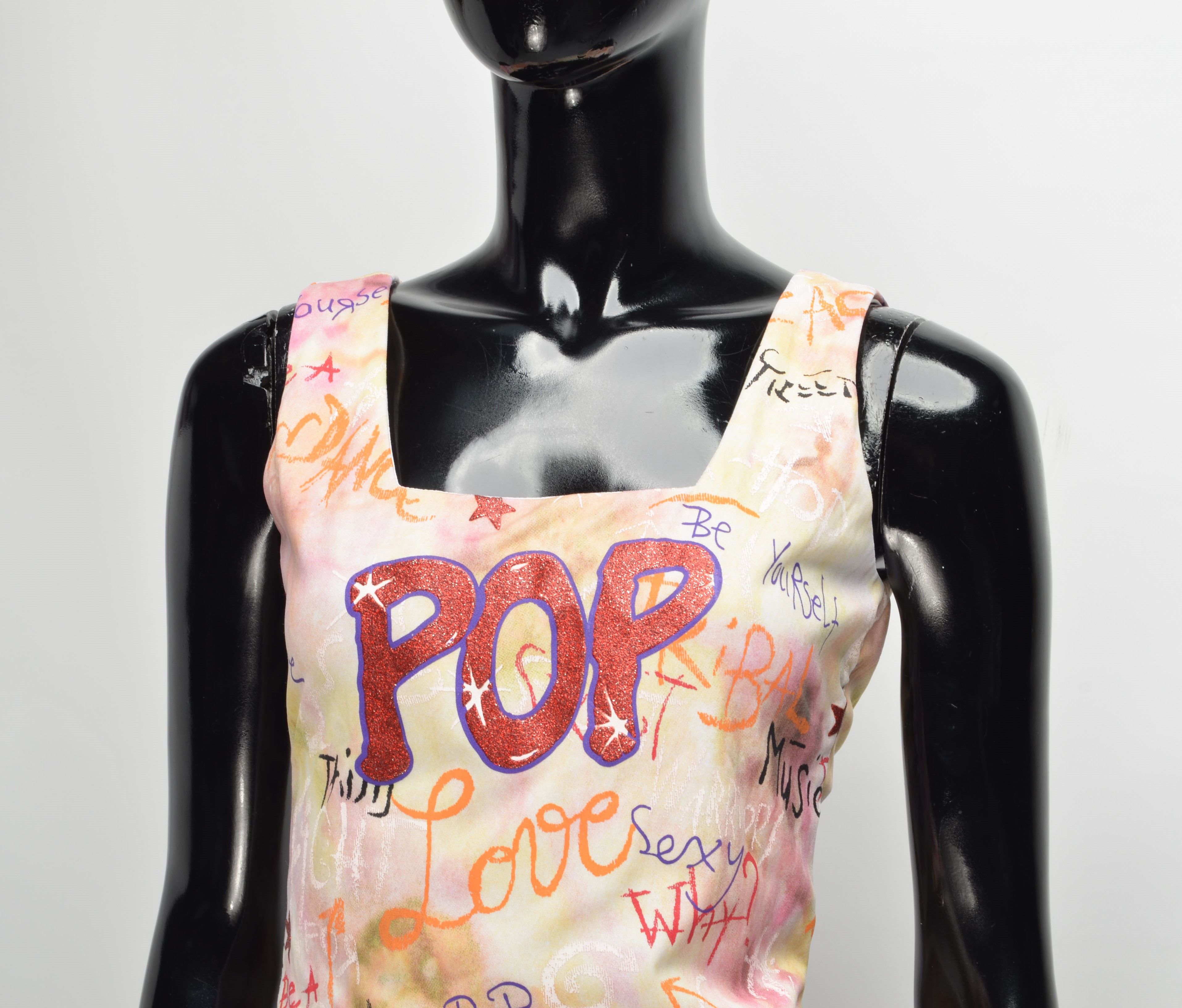 Vintage Vintage Casablanca Pop Up Y2K Crop Top Size M / US 6-8 / IT 42-44 - 2 Thumbnail