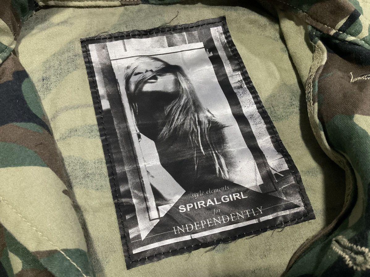 Hysteric Glamour × Japanese Brand × Seditionaries 🔥Sick Y2K Spiral Girl Camo Cropped Jacket Size US M / EU 48-50 / 2 - 5 Thumbnail