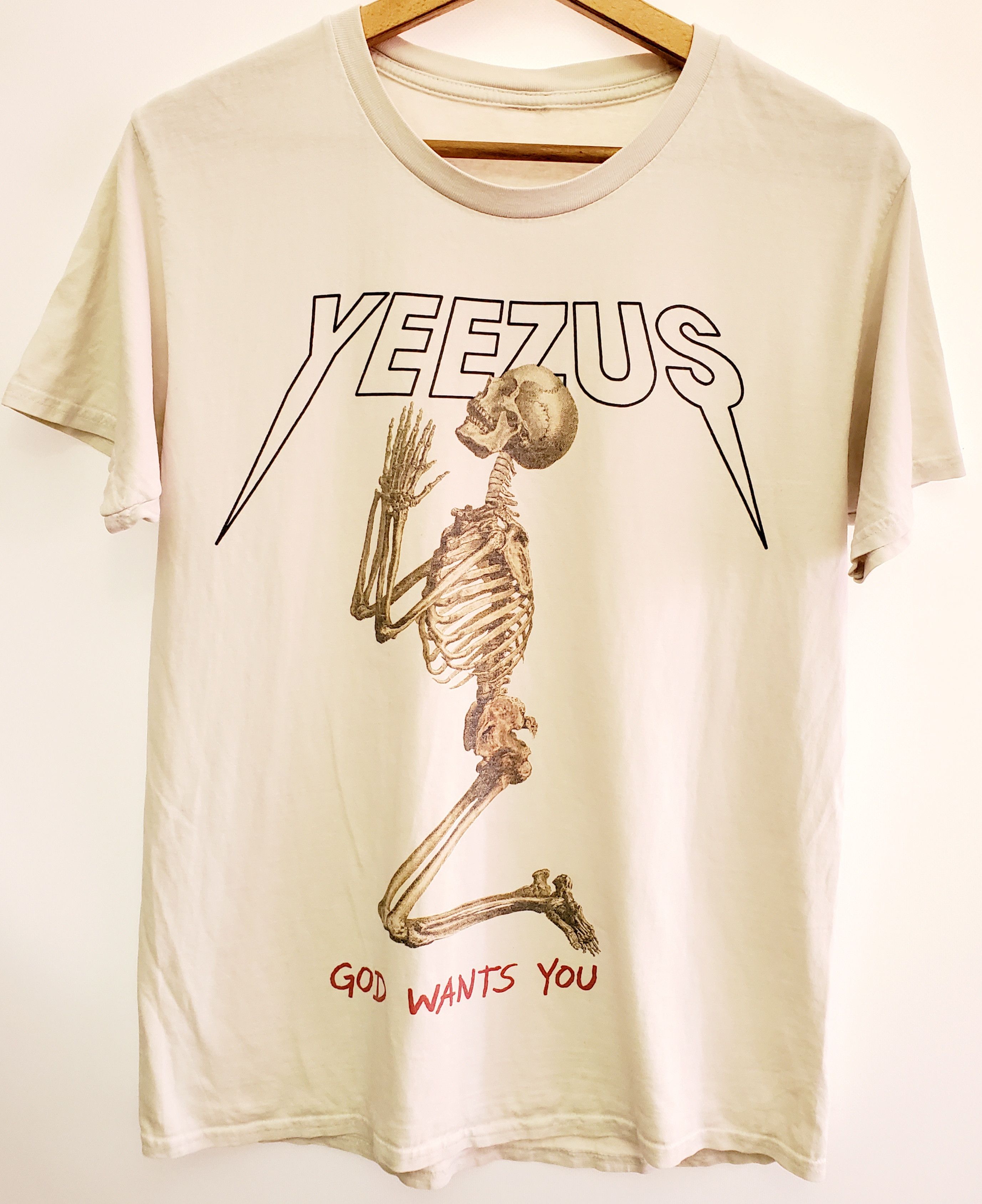 Vintage Vintage T-shirt Yeezus «God wants you v2k Tshirt size S Size US S / EU 44-46 / 1 - 1 Thumbnail