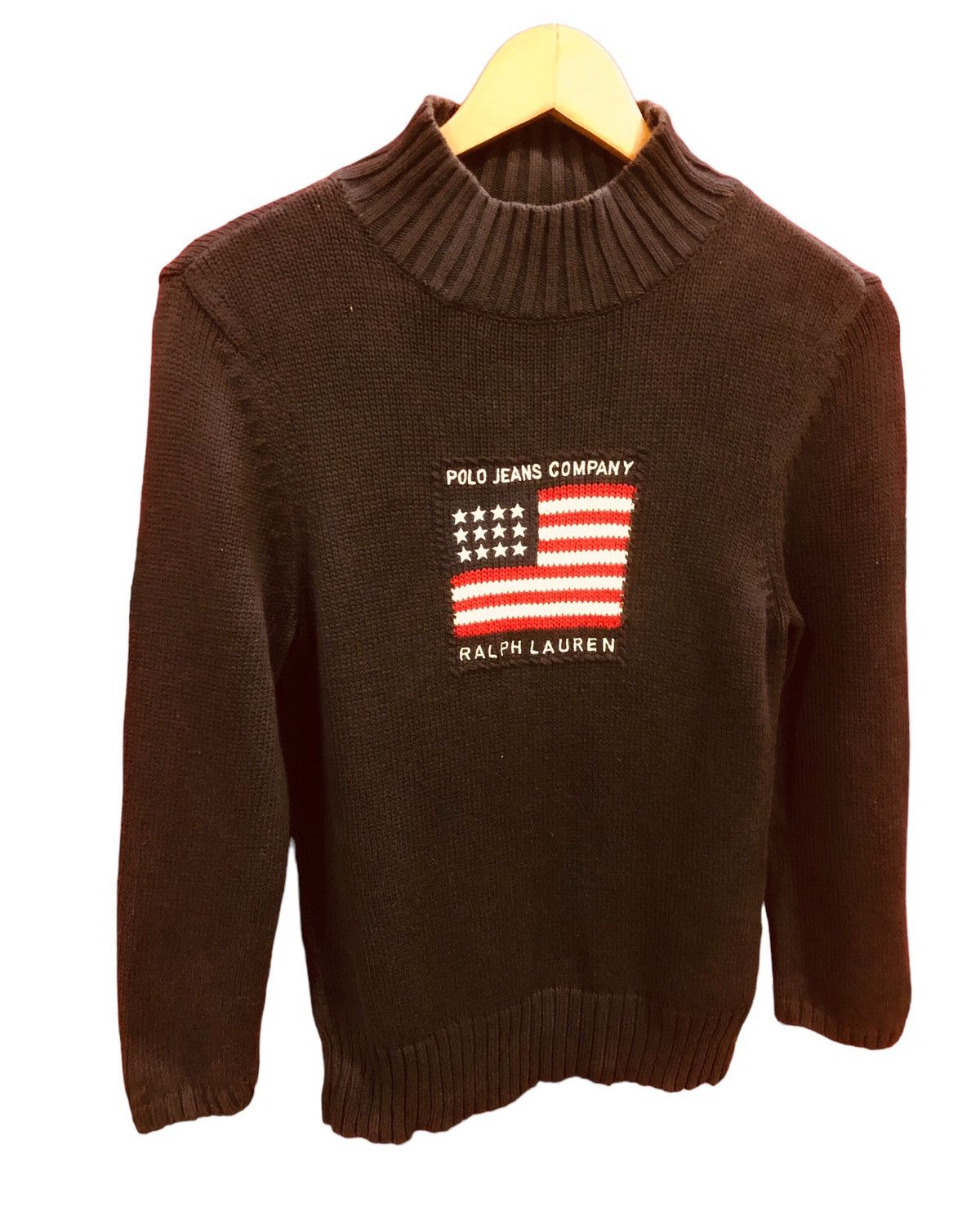 Polo Ralph Lauren Polo Ralph Lauren Big Logo Knitted Sweatshirt Size US M / EU 48-50 / 2 - 1 Thumbnail