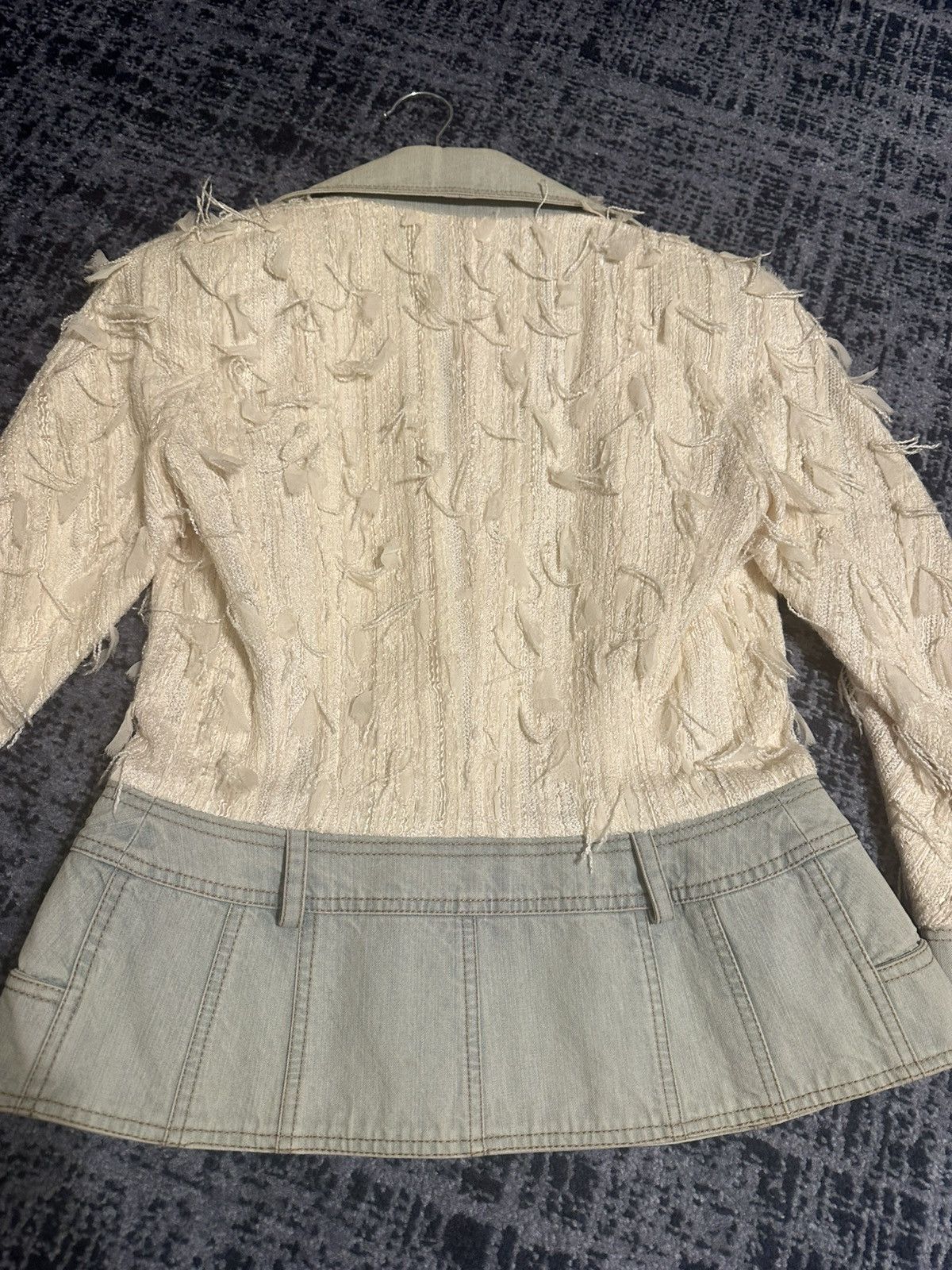 Dior Dior vintage rare blazer with denim and tweed Size S / US 4 / IT 40 - 10 Thumbnail