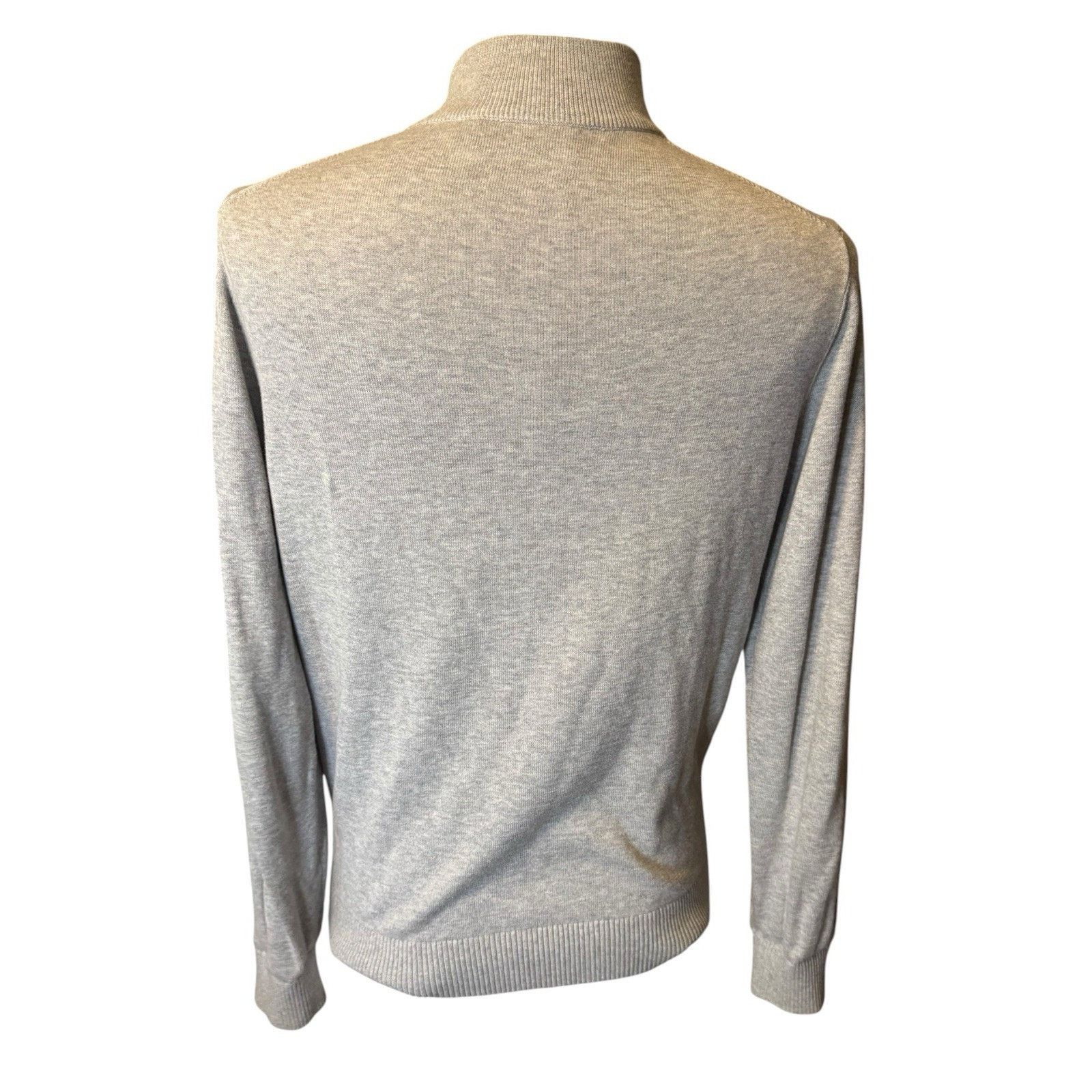 Vineyard Vines Vineyard Vines Quarter Zip Sweater Gray 100% Cotton Size US S / EU 44-46 / 1 - 8 Thumbnail