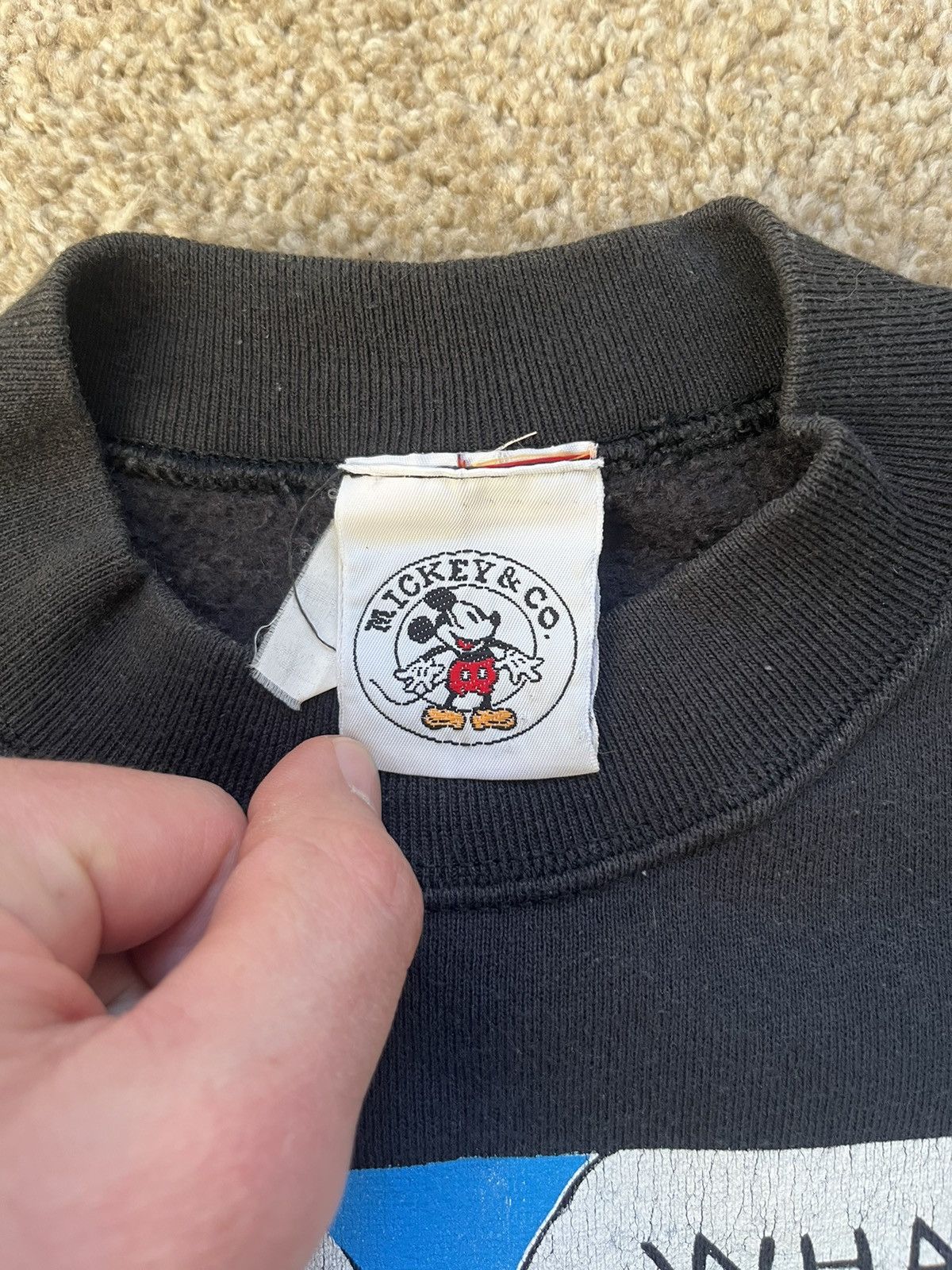 Disney × Mickey Mouse × Vintage Vtg 90s Disney Perils of Mickey Mouse Crewneck Sweatshirt Size US L / EU 52-54 / 3 - 3 Thumbnail