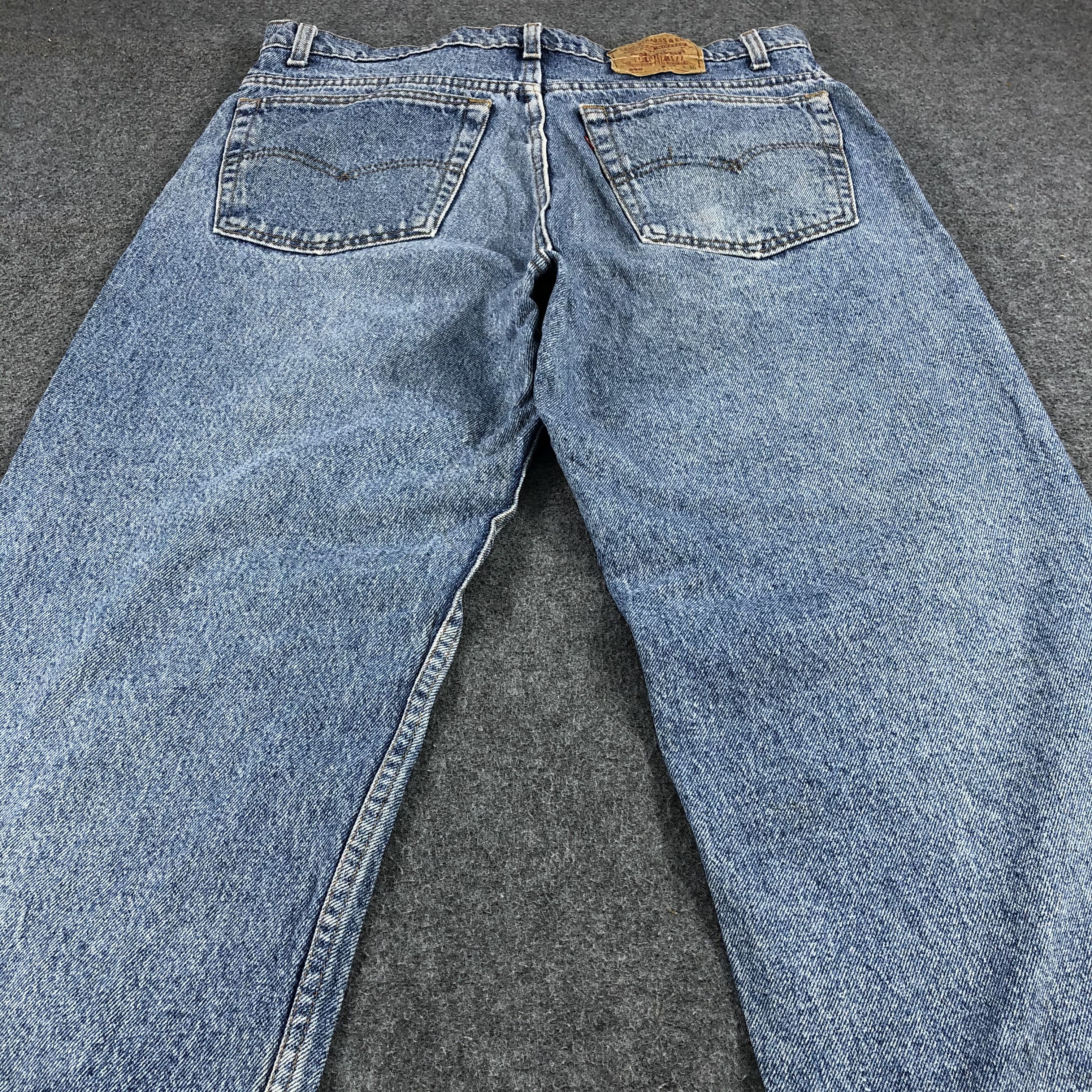 Levi's Vintage Levis 550 Jeans Light Washed Denim-J1034 Size US 36 / EU 52 - 4 Thumbnail