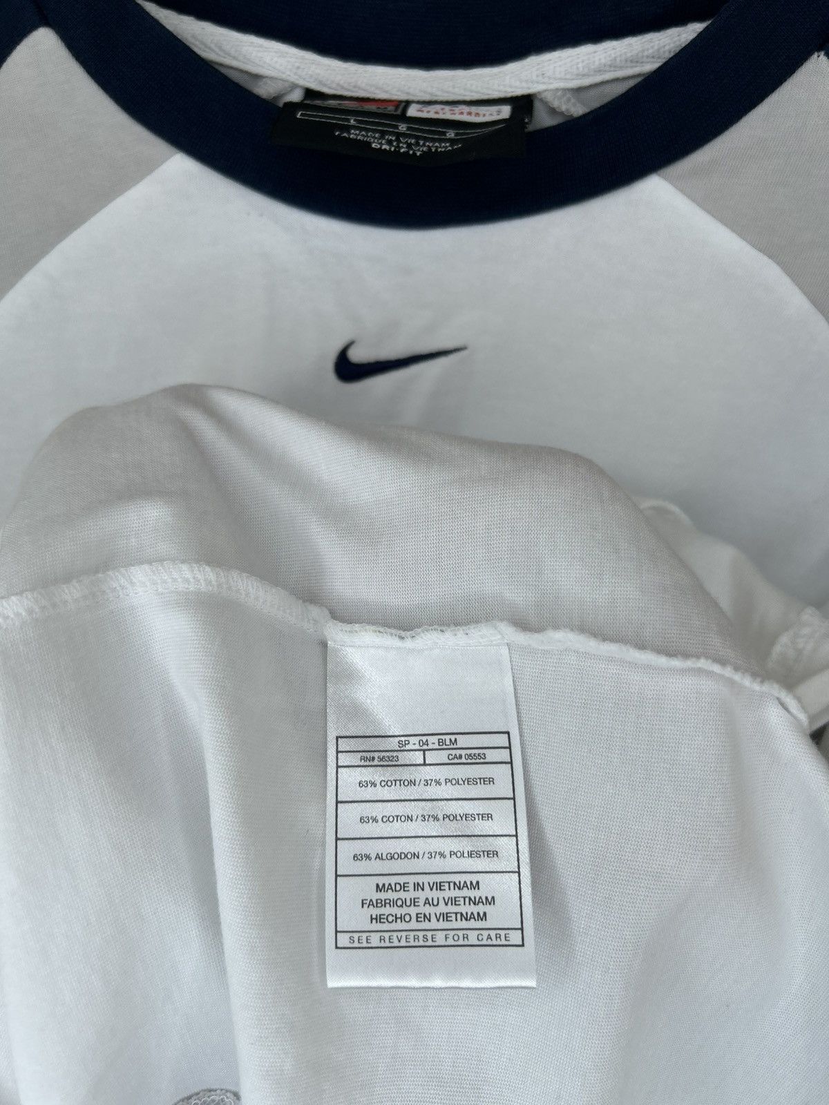 Nike Nike New York Yankees Center Swoosh 3/4 Long Sleeve Size US L / EU 52-54 / 3 - 11 Thumbnail
