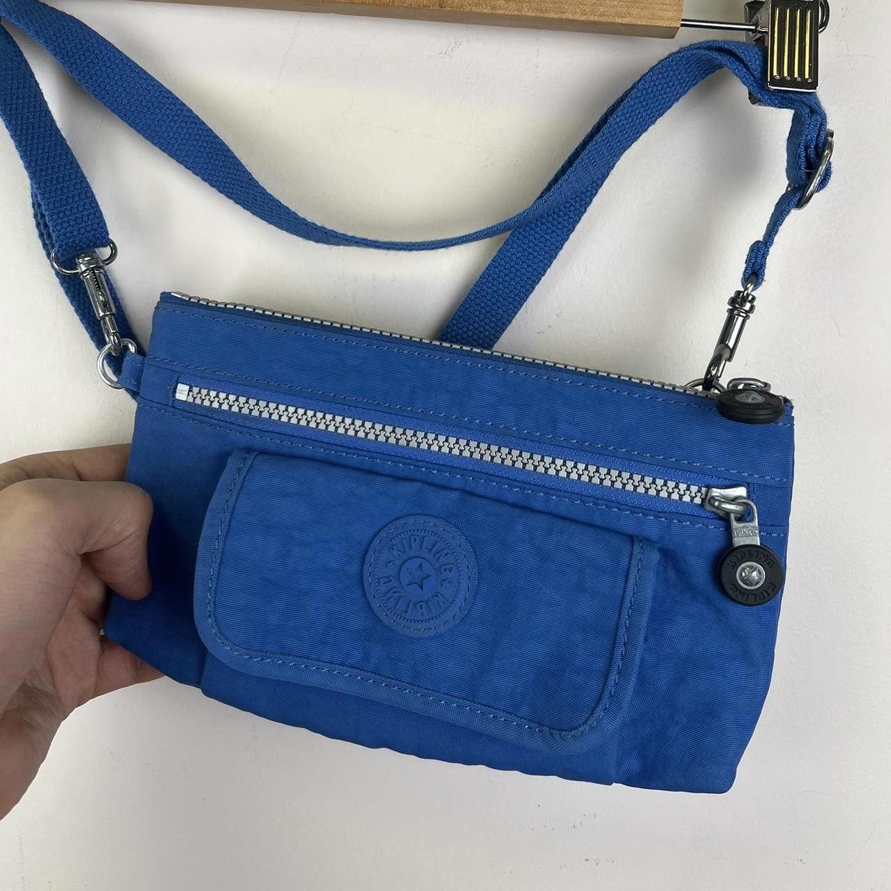 Designer Kipling Blue Crossbody Bag Size ONE SIZE - 3 Thumbnail