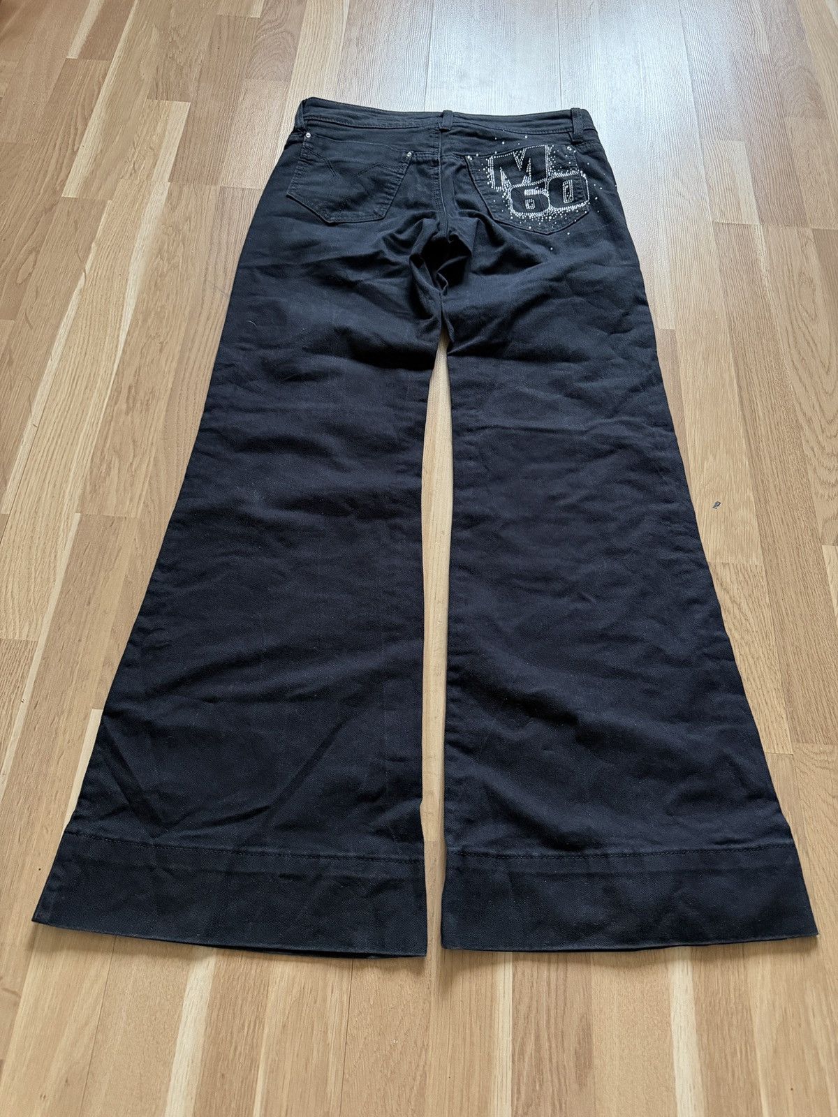 Miss Sixty Miss sixty flared boot cut jeans avant garde gothic 2000s Size 29" - 1 Thumbnail