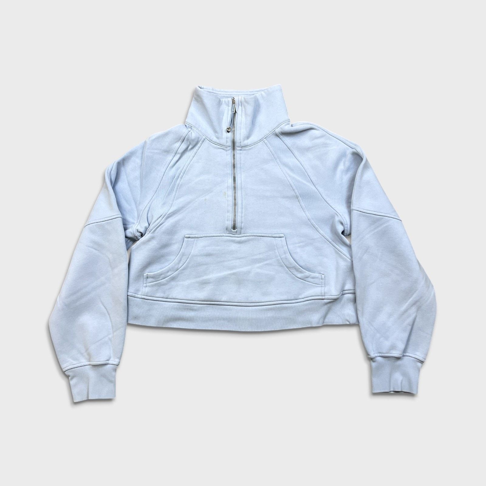 Lululemon Lululemon Scuba Oversized Funnel Neck 1/2 Zip Sweatshirt Size XS / US 0-2 / IT 36-38 - 1 Thumbnail