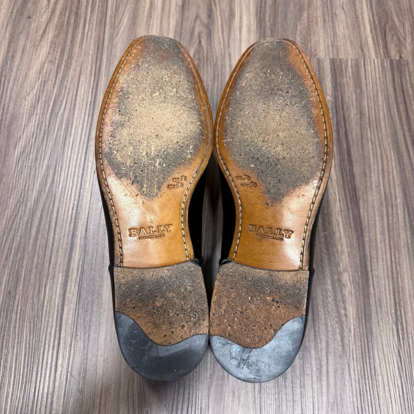 Bally Bally Black Derby Dress Shoes with box | Sz US8.5 EU41.5 Size US 8.5 / EU 41-42 - 5 Thumbnail