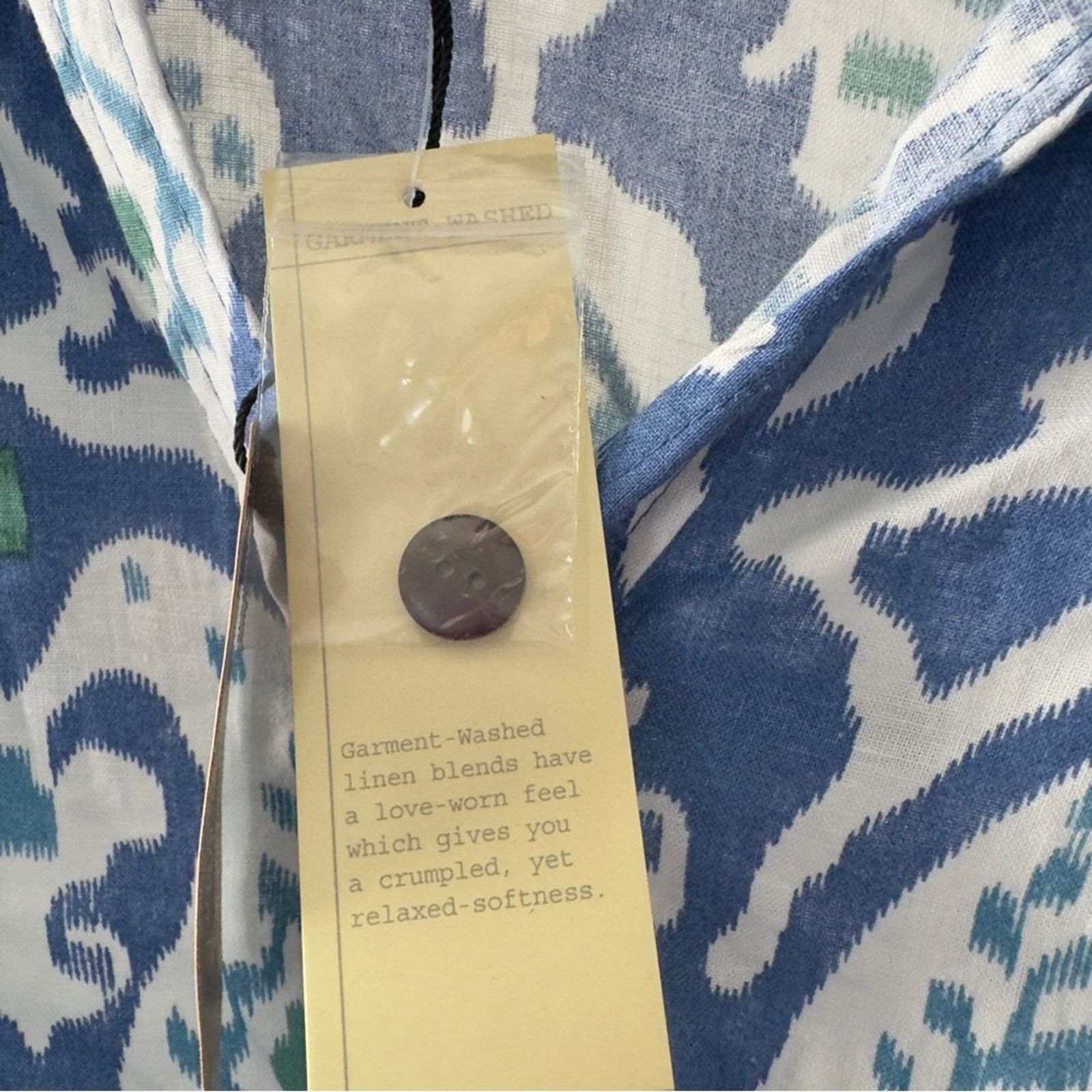 Other Christian Siriano Blue and White Button Down Shirt Abstract Size L / US 10 / IT 46 - 7 Thumbnail