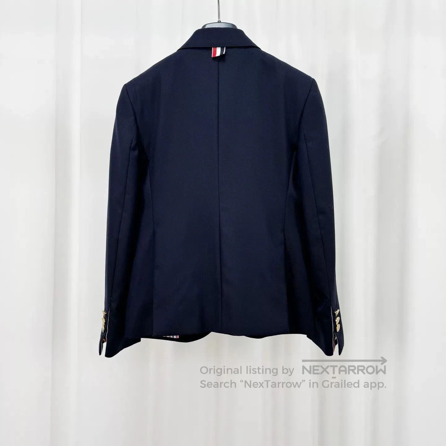 Thom Browne thom browne wool blazer with gold accents. Size US M / EU 48-50 / 2 - 2 Thumbnail