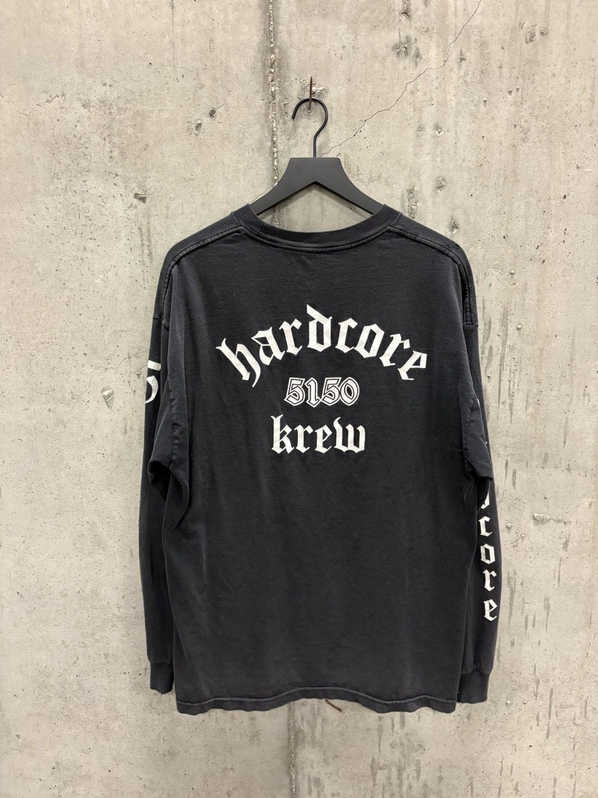 Band Tees Vintage Hardcore 5150 Shirt Thrashed Faded Grunge Band Size US XL / EU 56 / 4 - 3 Thumbnail
