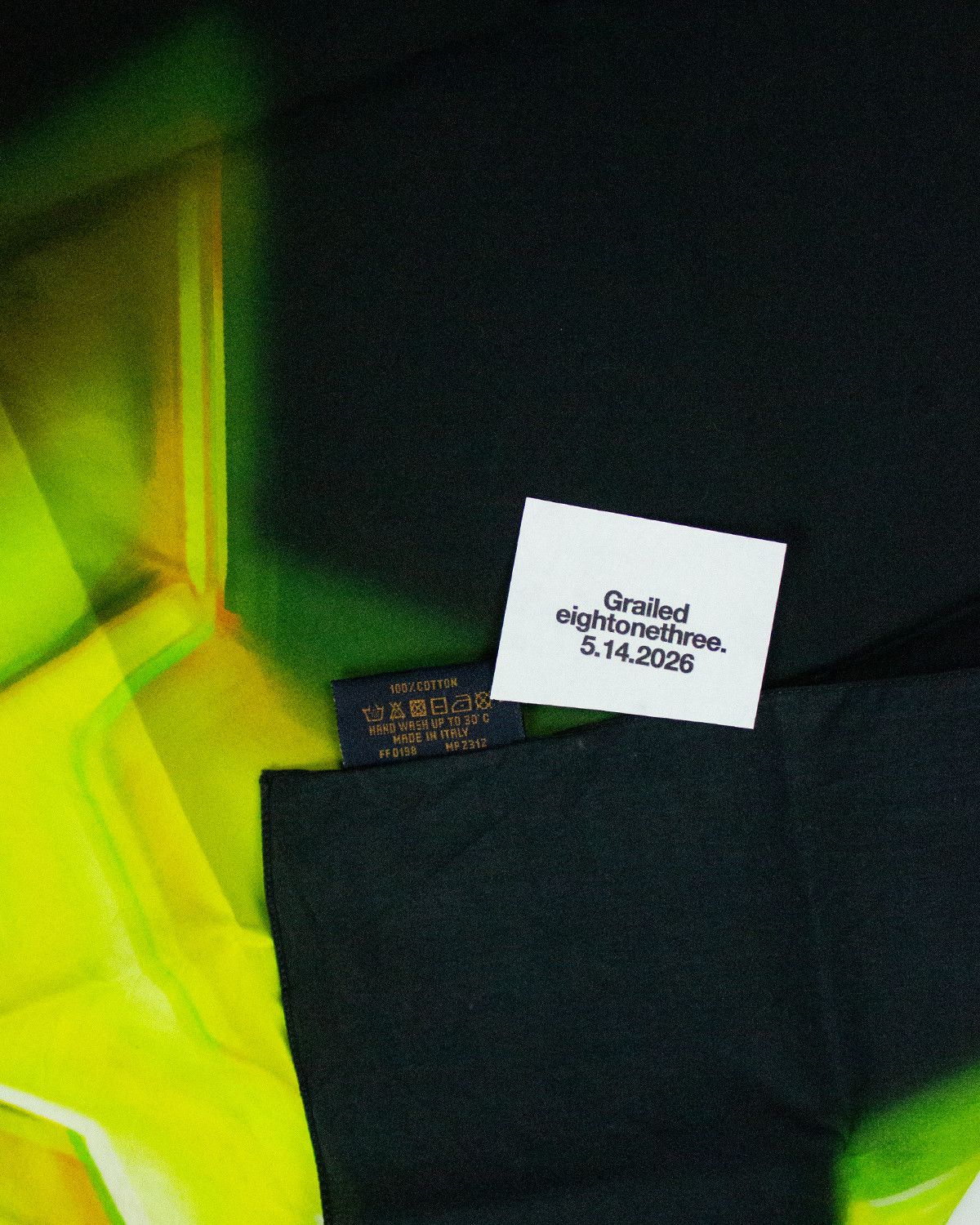 Louis Vuitton Louis Vuitton 3D Virgil Abloh Bandana Size ONE SIZE - 5 Thumbnail