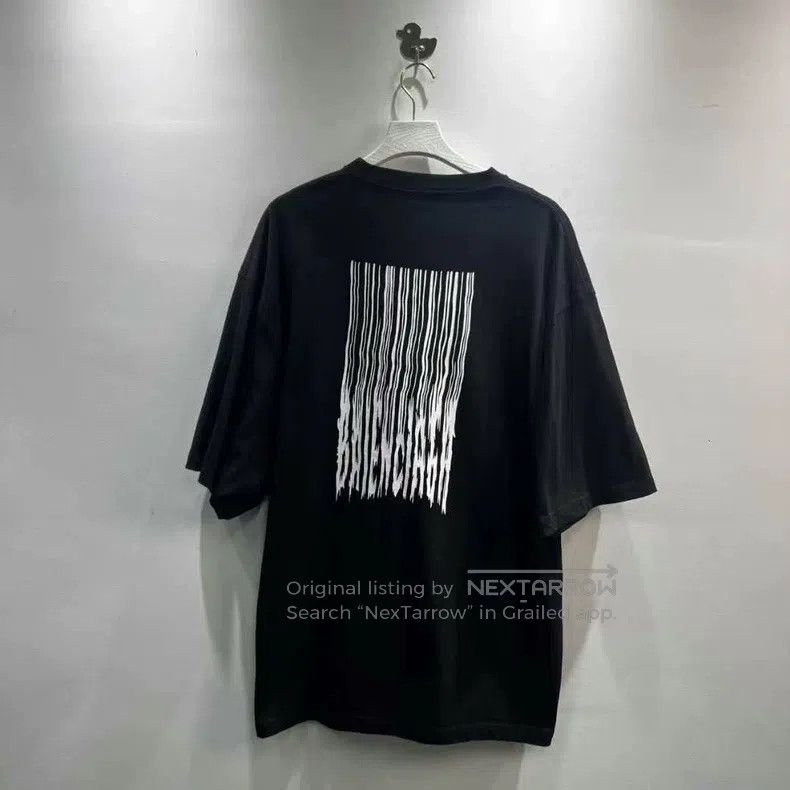 Balenciaga Balenciaga Waterfall Pattern Printed Logo Short Sleeve Size US S / EU 44-46 / 1 - 5 Thumbnail