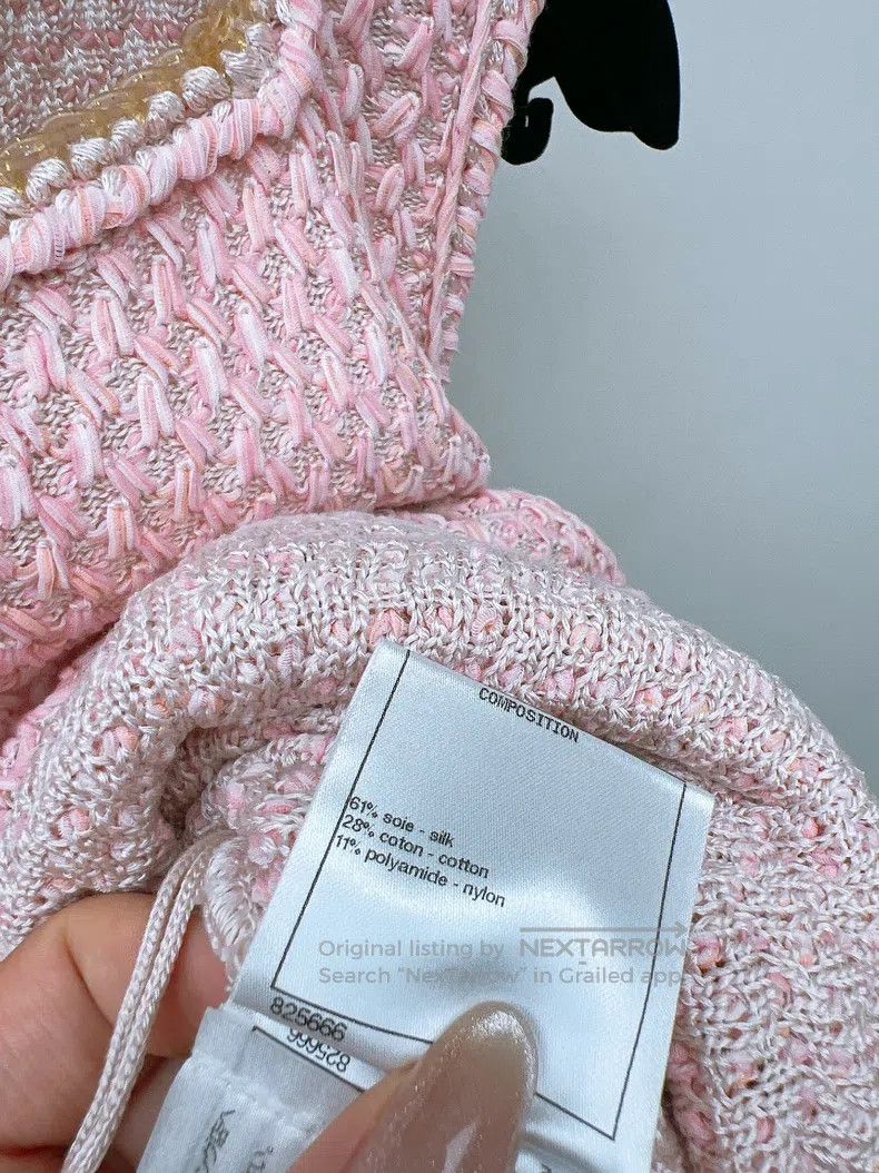 Chanel Chanel Data centre catwalk style pink braided dress Size XXS / US 00 / IT 34 - 9 Thumbnail