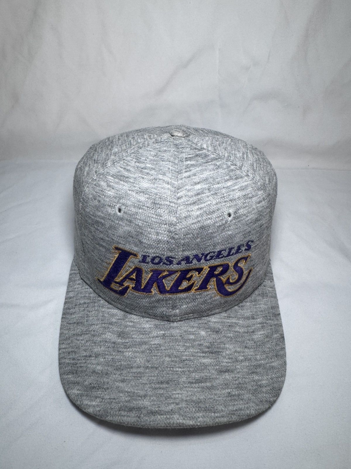 Sports Specialties Sports Specialties Los Angeles Lakers Heather Snapback Hat Size ONE SIZE - 8 Thumbnail