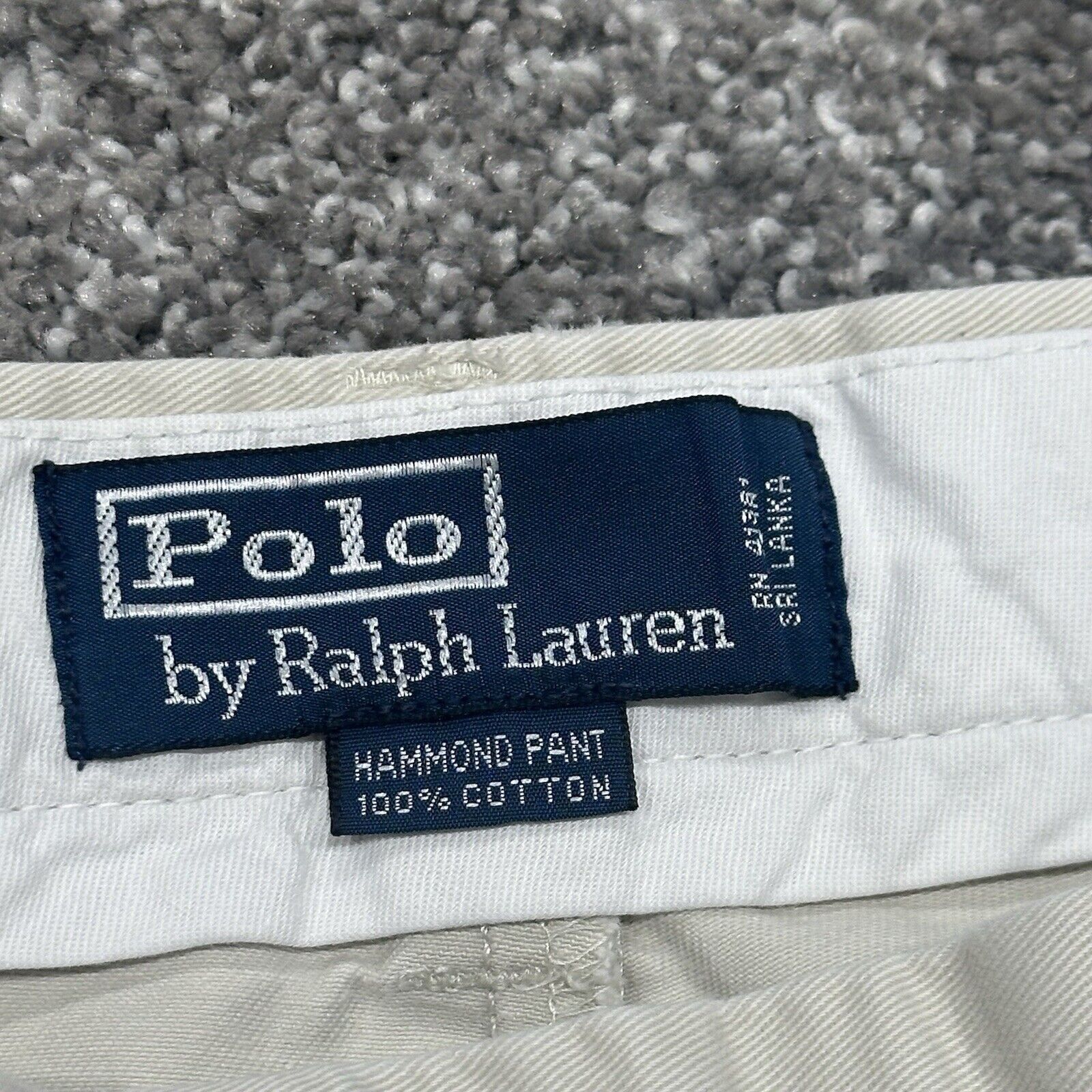 Polo Ralph Lauren Polo Ralph Lauren Chino Hammond Pant Straight Leg Fits 36x28 Size US 36 / EU 52 - 3 Thumbnail