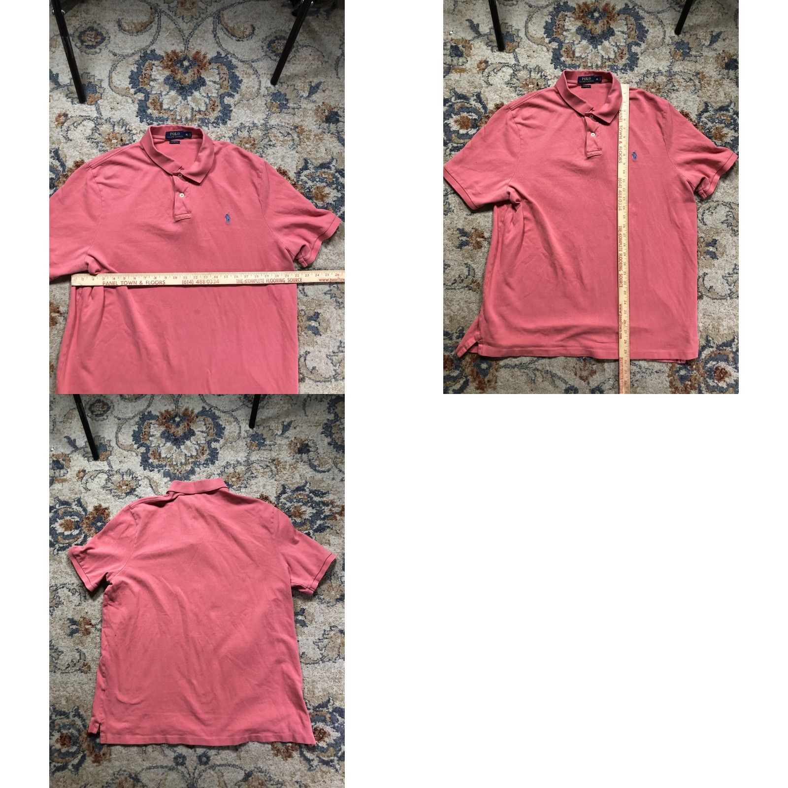 Polo Ralph Lauren Polo Ralph Lauren Polo Shirt Mens XL Pink Classic Fit Short Sleeve Pony Logo Size US XL / EU 56 / 4 - 8 Thumbnail