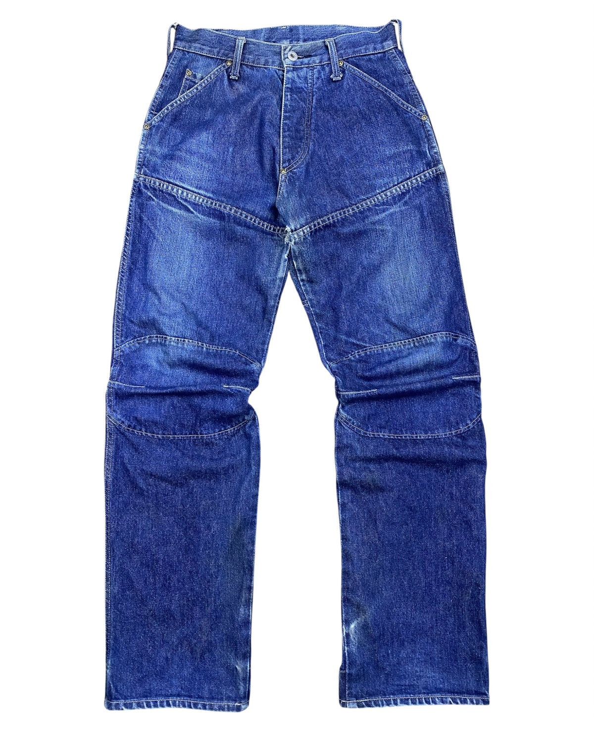 G-Star G-Star Raw Denim Biker Double Knees Jeans Size US 28 / EU 44 - 1 Thumbnail