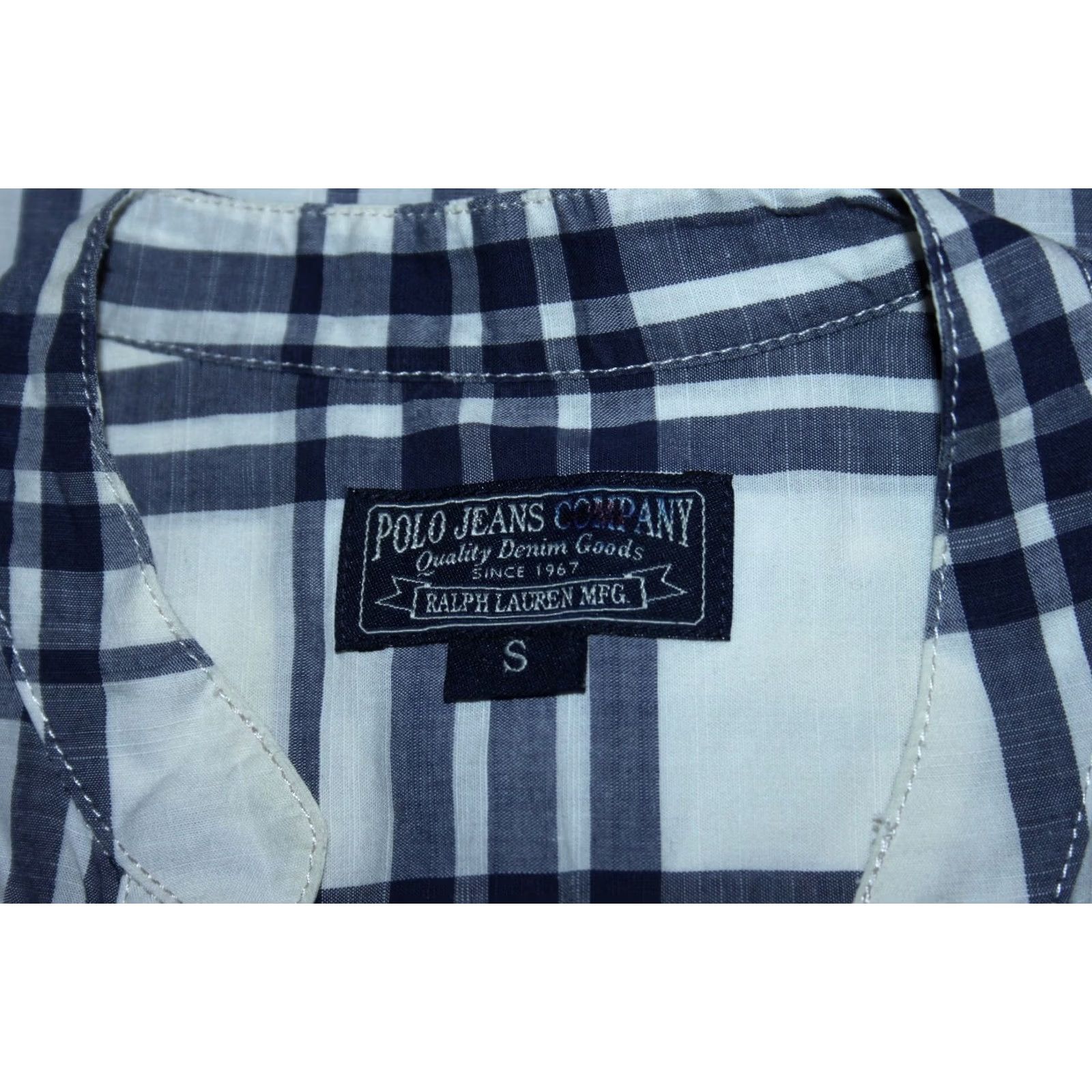 Ralph Lauren Ralph Lauren Polo Jeans Company shirt Womens S Multicoloured Cotton Shirt 65cm Sleeve 39cm Shoulder to Shoulder Pit to Pit Mens Ladies Girls Size S / US 4 / IT 40 - 4 Thumbnail