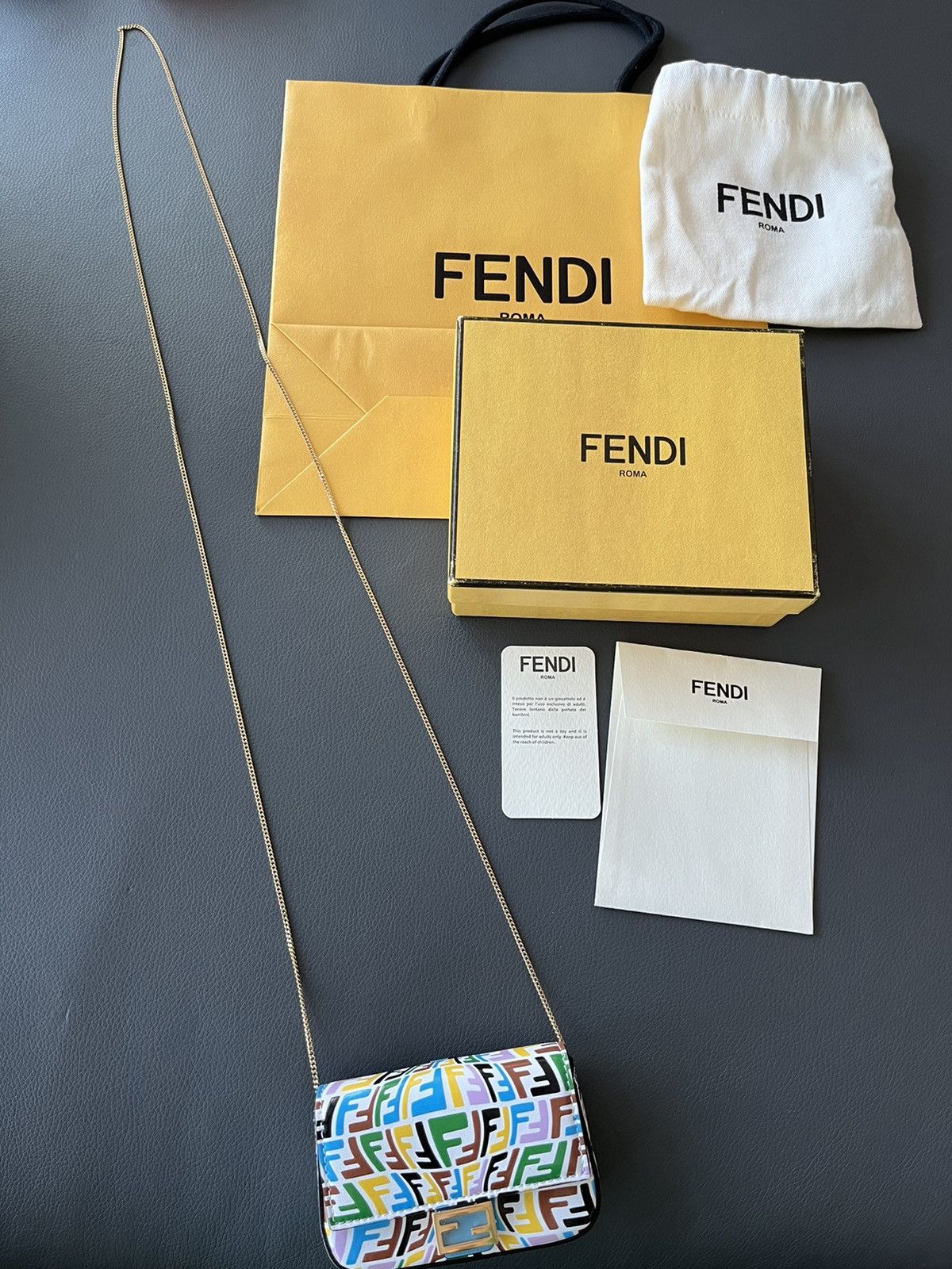 Fendi Fendi Super Runway Mini Bouquet Charm Bag Brand New Size ONE SIZE - 2 Thumbnail