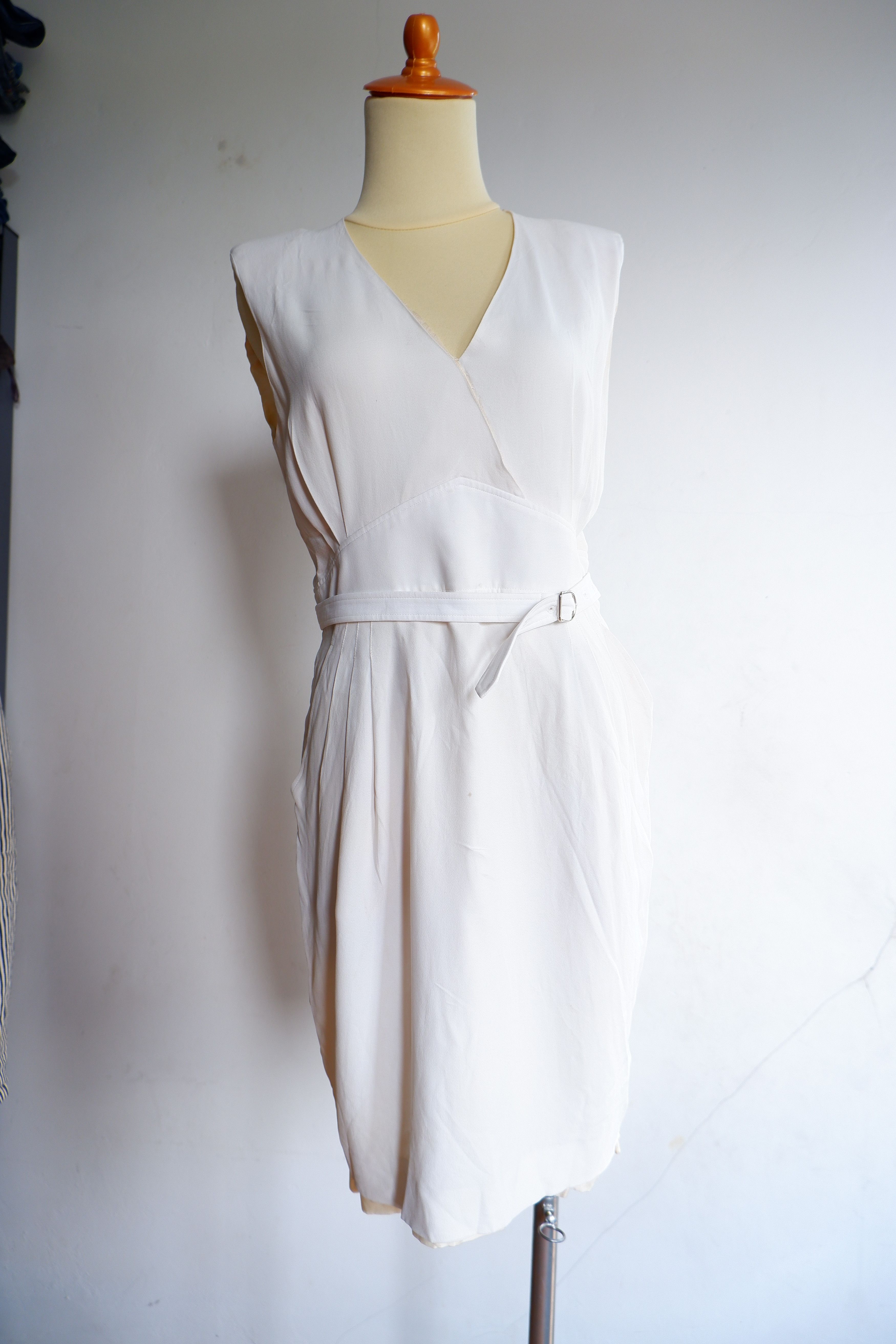 Hermes Vintage Hermes By Maison Margiela Belted Dress Size M / US 6-8 / IT 42-44 - 13 Thumbnail