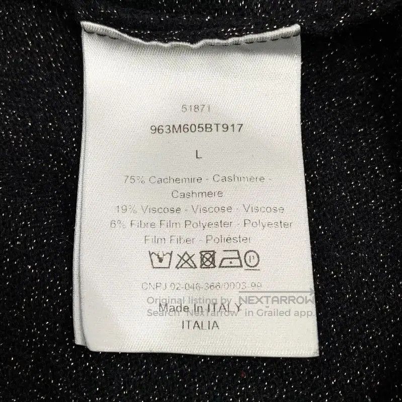 Other Dior Black Cashmere Pullover Sweater . Size US L / EU 52-54 / 3 - 6 Thumbnail