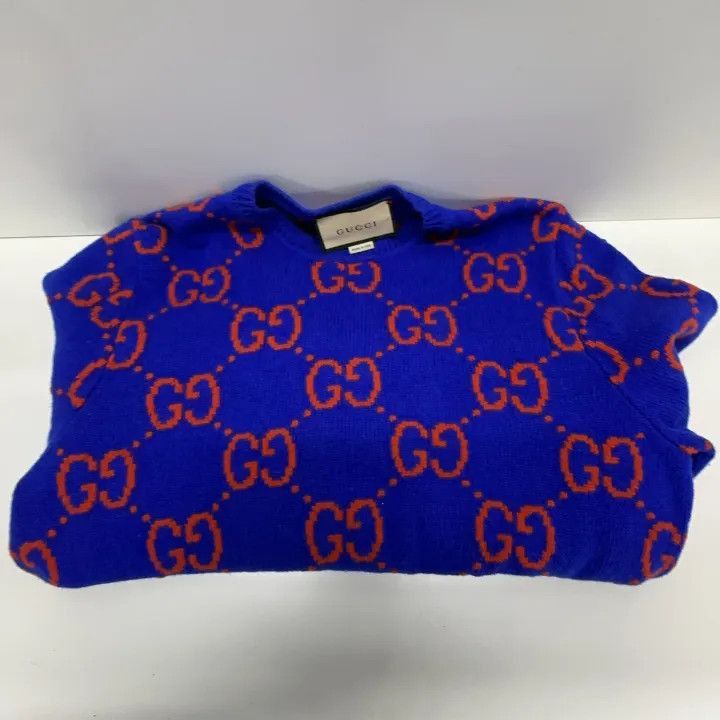 Gucci Gucci Gucci Blue Knit Wool Pullover Sweater -2506 Size US M / EU 48-50 / 2 - 8 Thumbnail