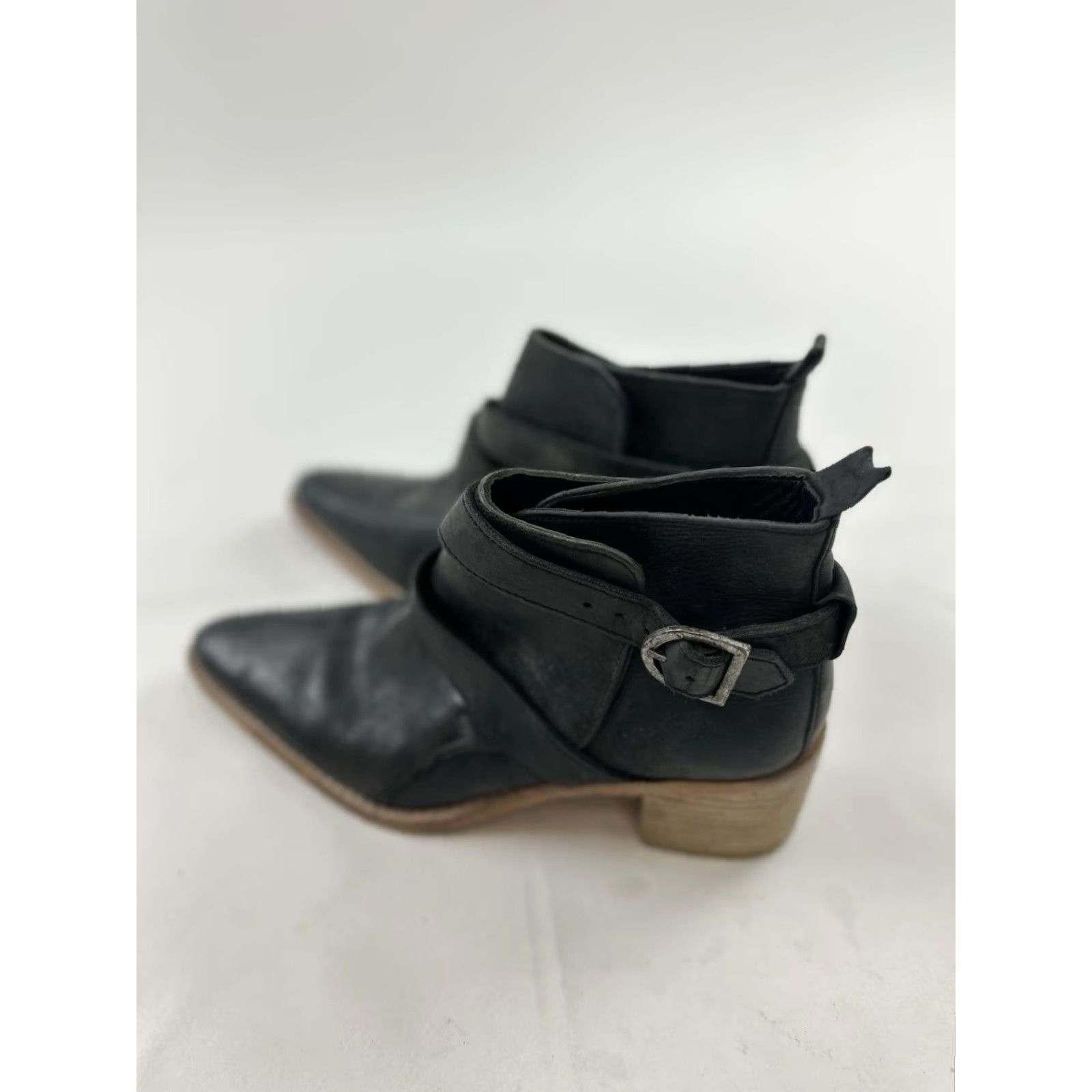Free People Free People Back Loop Bootie Women’s 6.5 Brown Leather Western Ankle Boots Size US 7 / IT 37 - 2 Thumbnail